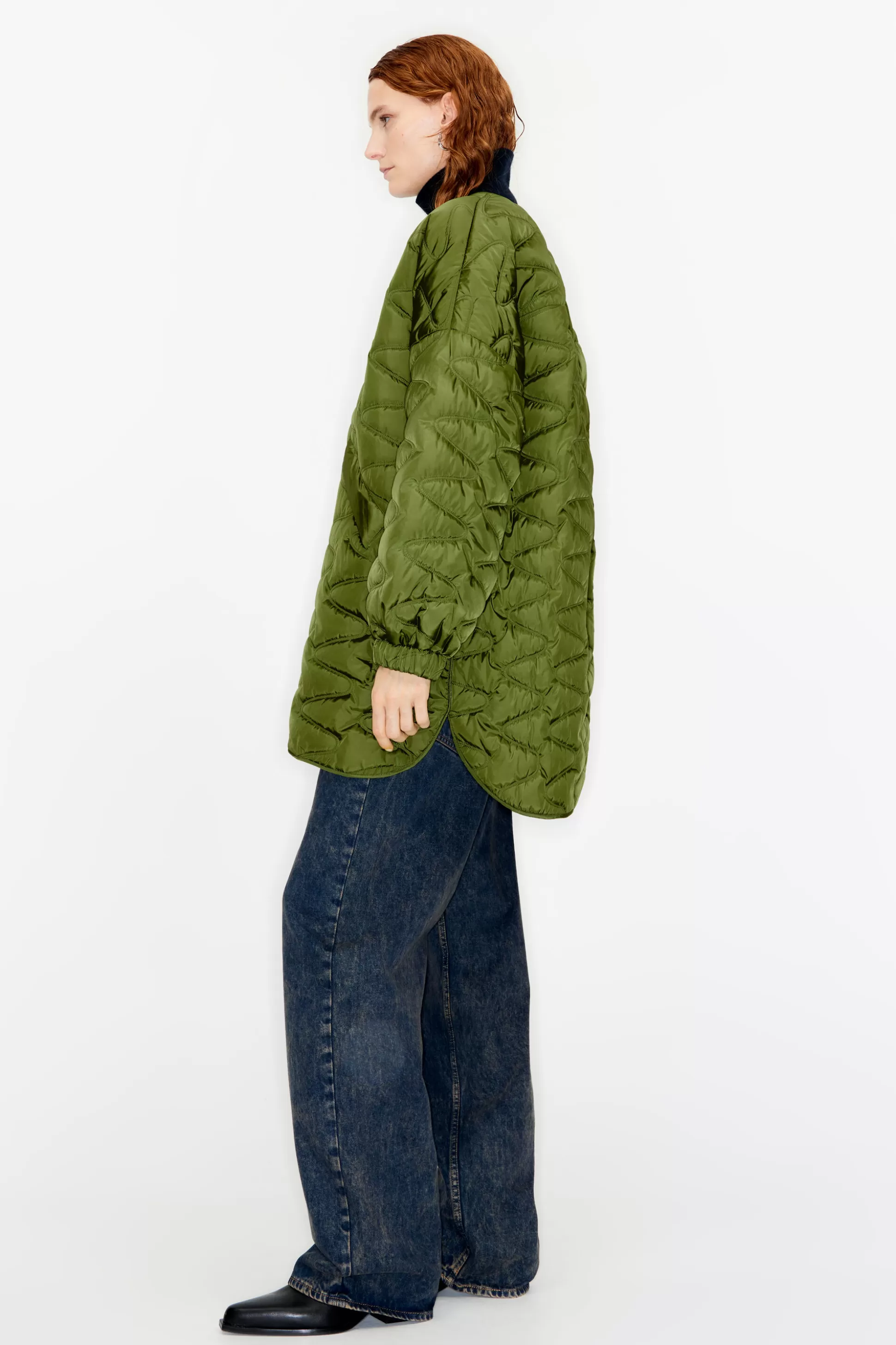 Khaki quilted jacket | Bimba Y Lola New