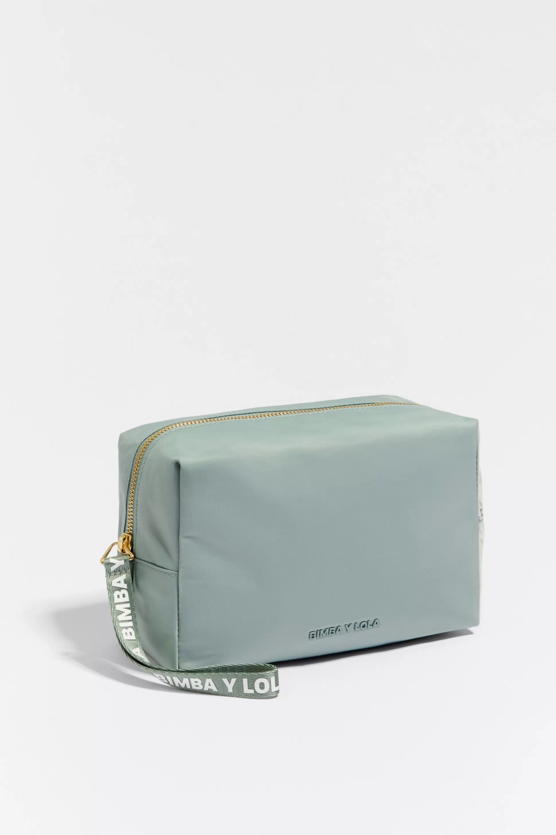 L aquamarine nylon rectangular make-up case | Bimba Y Lola Best