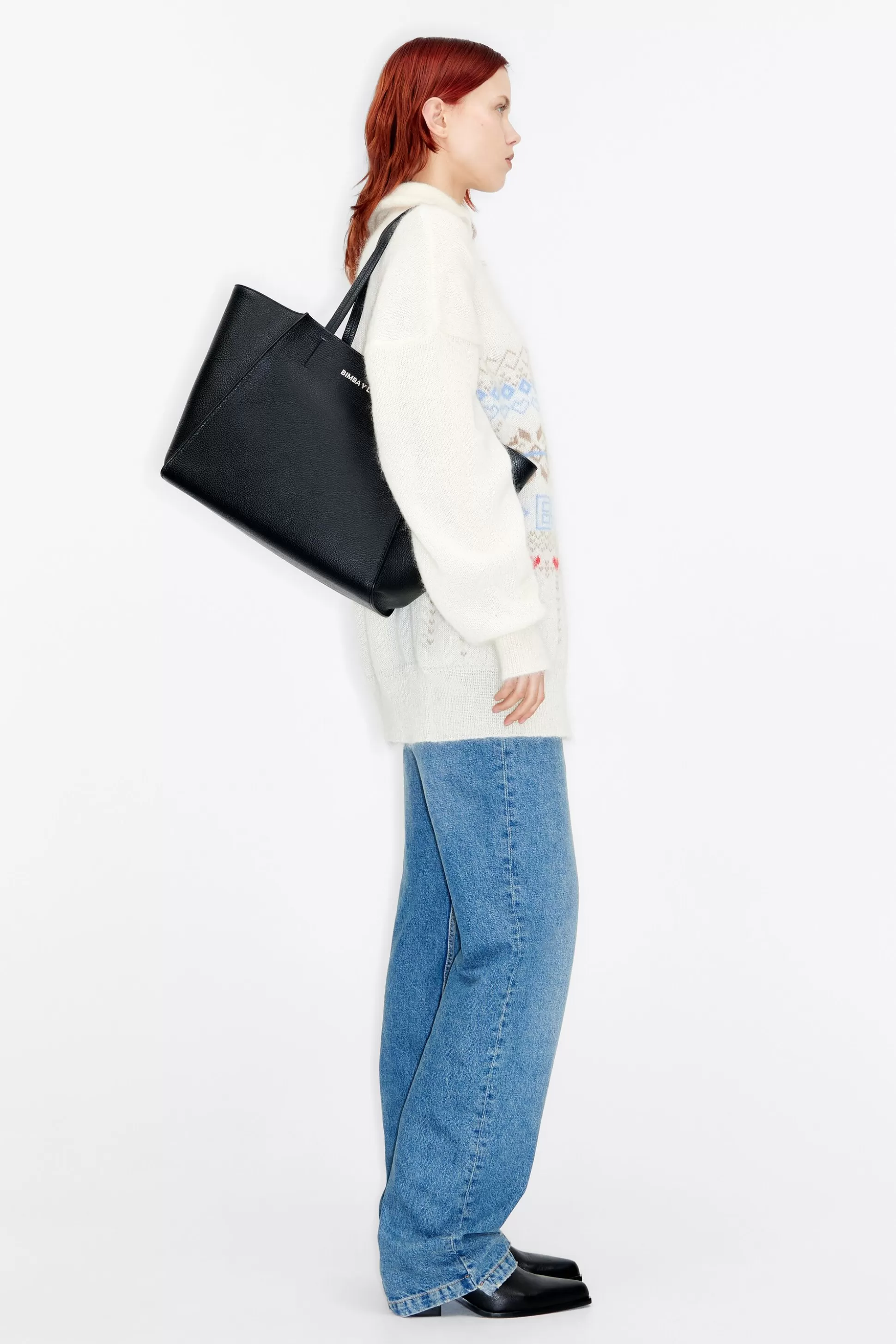 L leather shopper bag | Bimba Y Lola Online