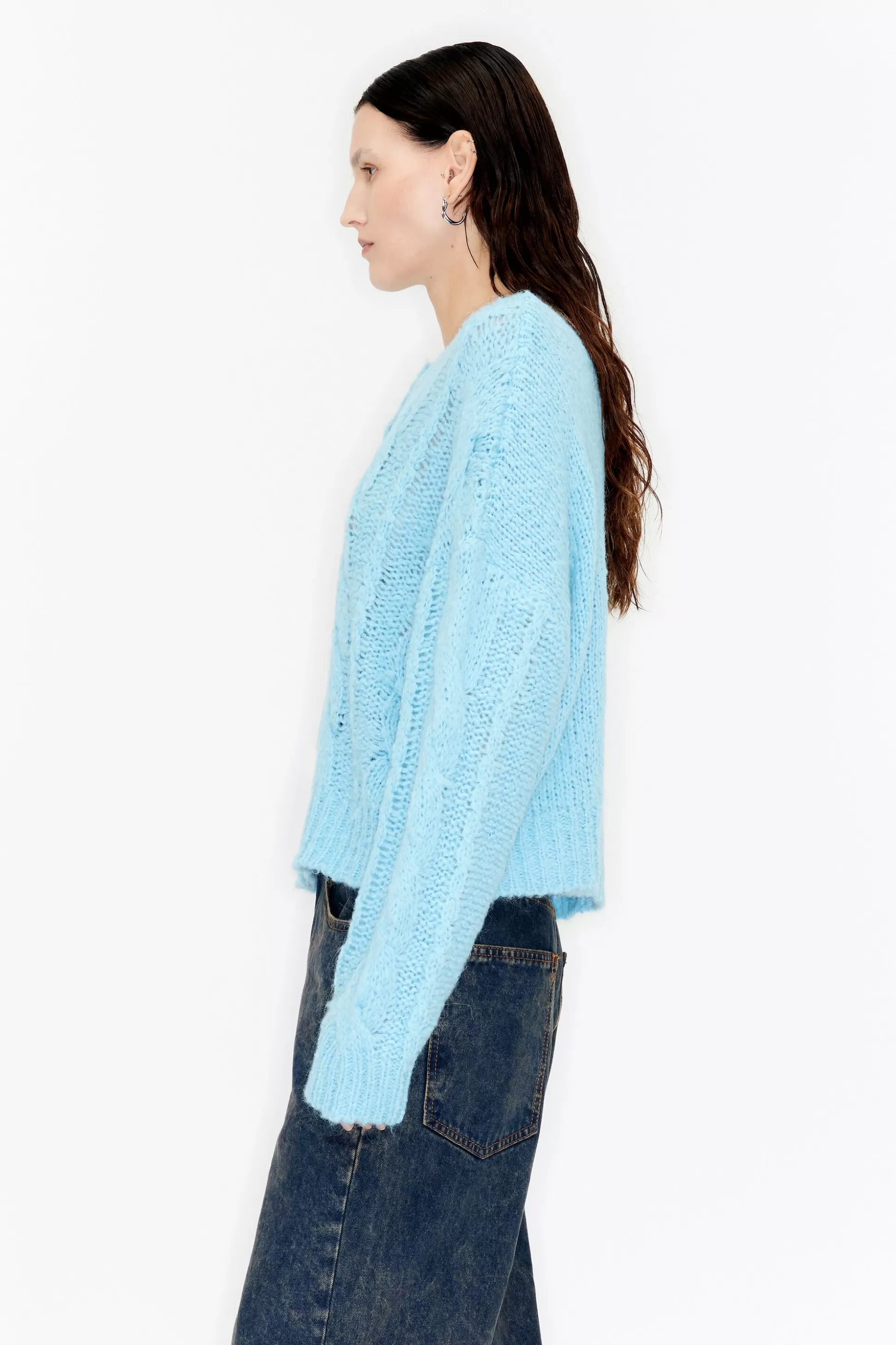 alpaca boxy cardigan | Bimba Y Lola Best