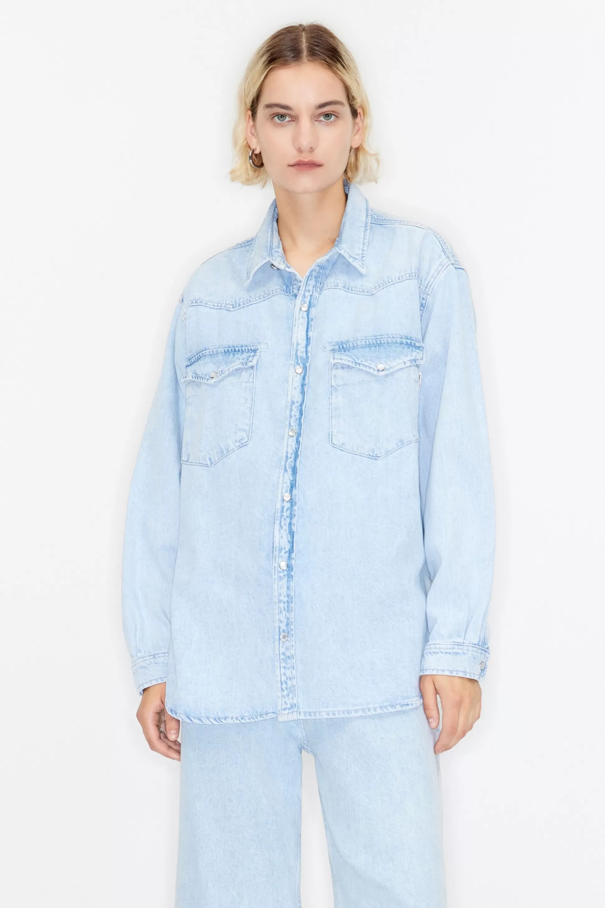 denim shirt | Bimba Y Lola Cheap