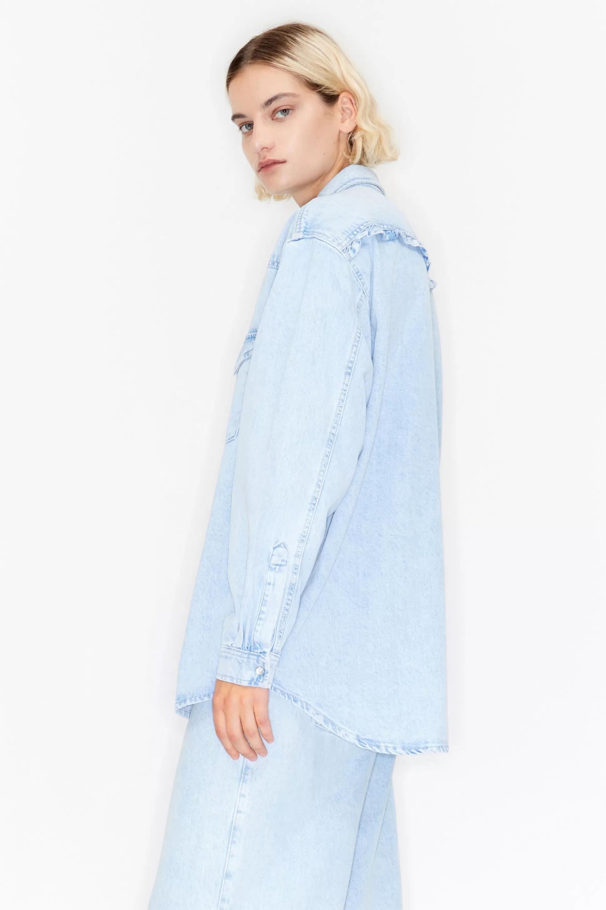 denim shirt | Bimba Y Lola Cheap