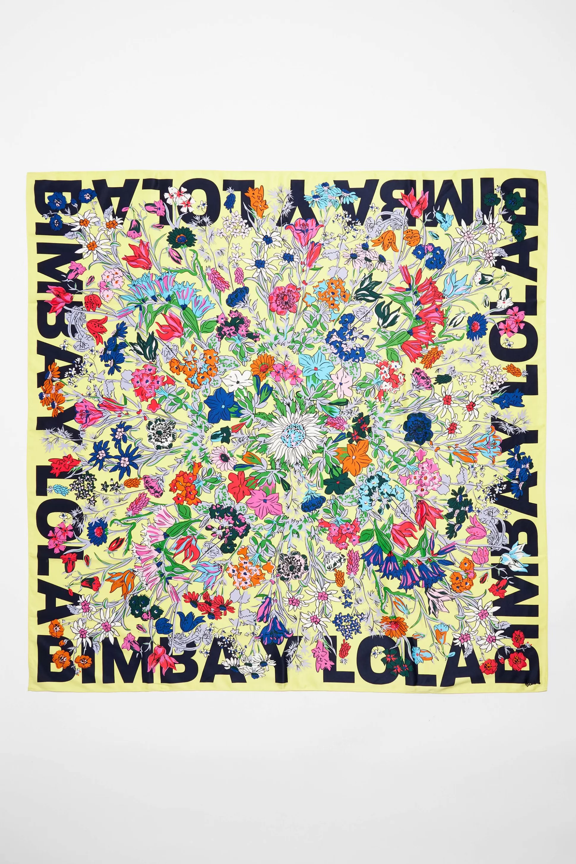 floral XL logo scarf | Bimba Y Lola Best