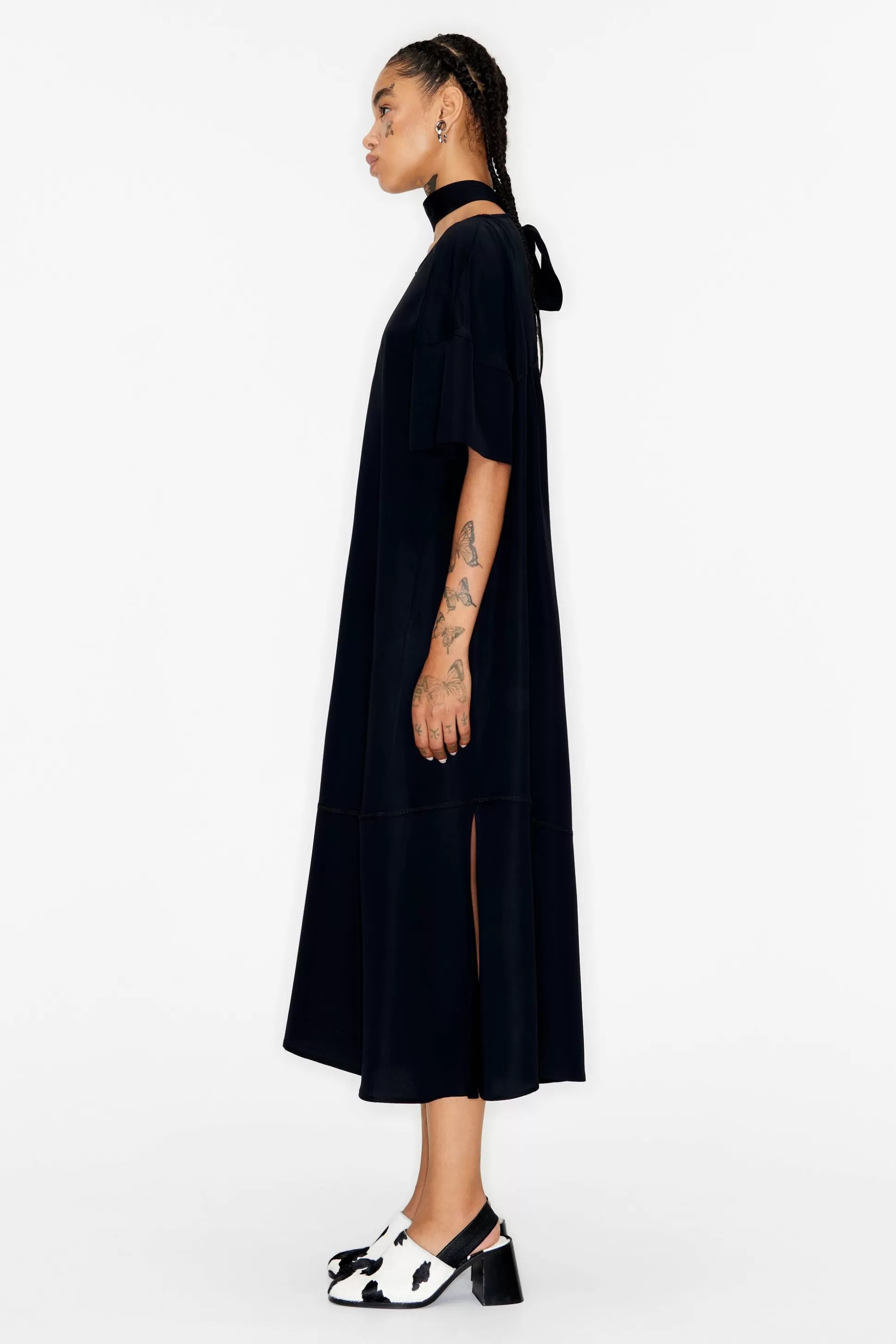 Long tie-front dress | Bimba Y Lola Hot