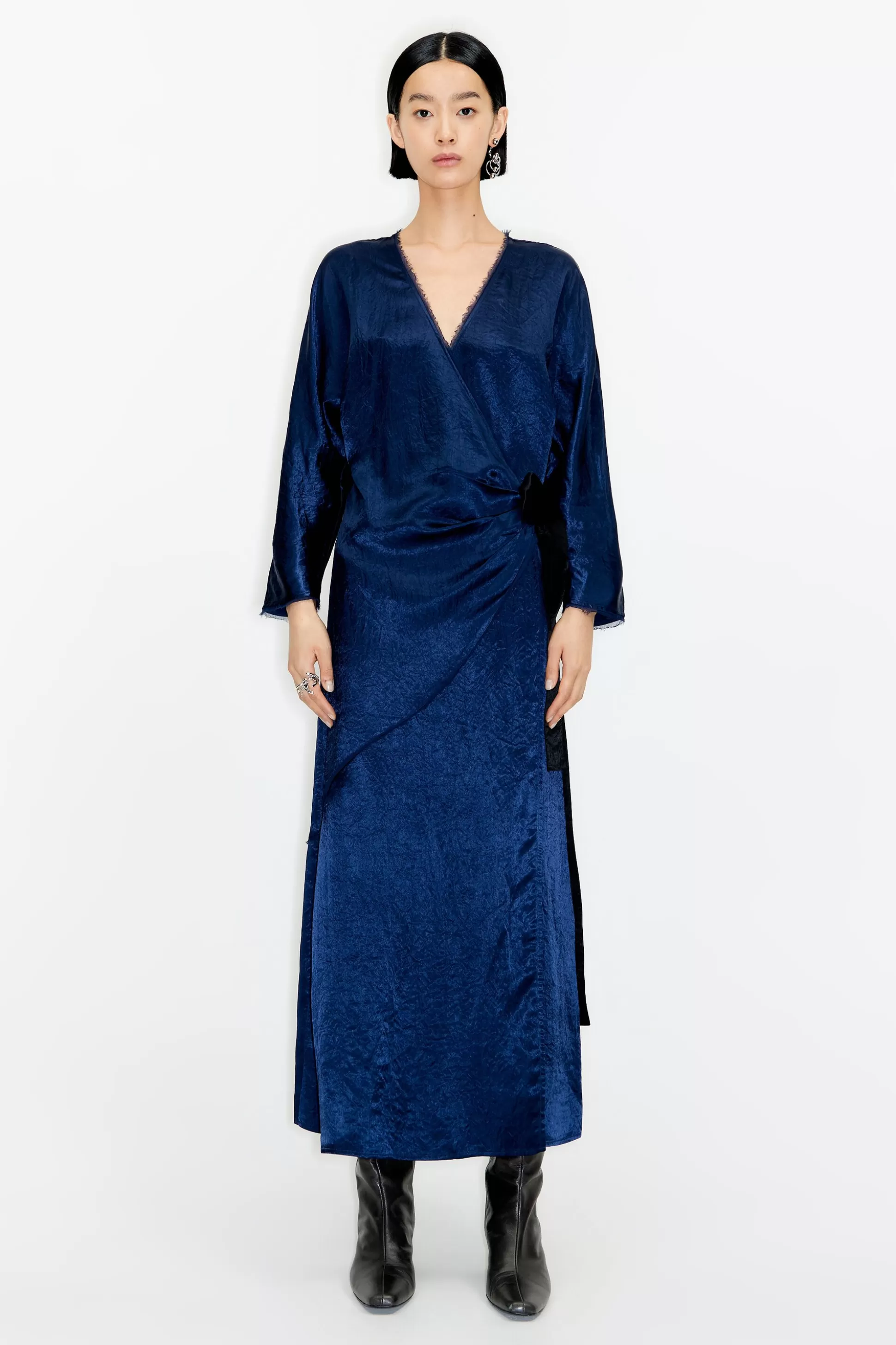 Long blue cross dress | Bimba Y Lola Discount