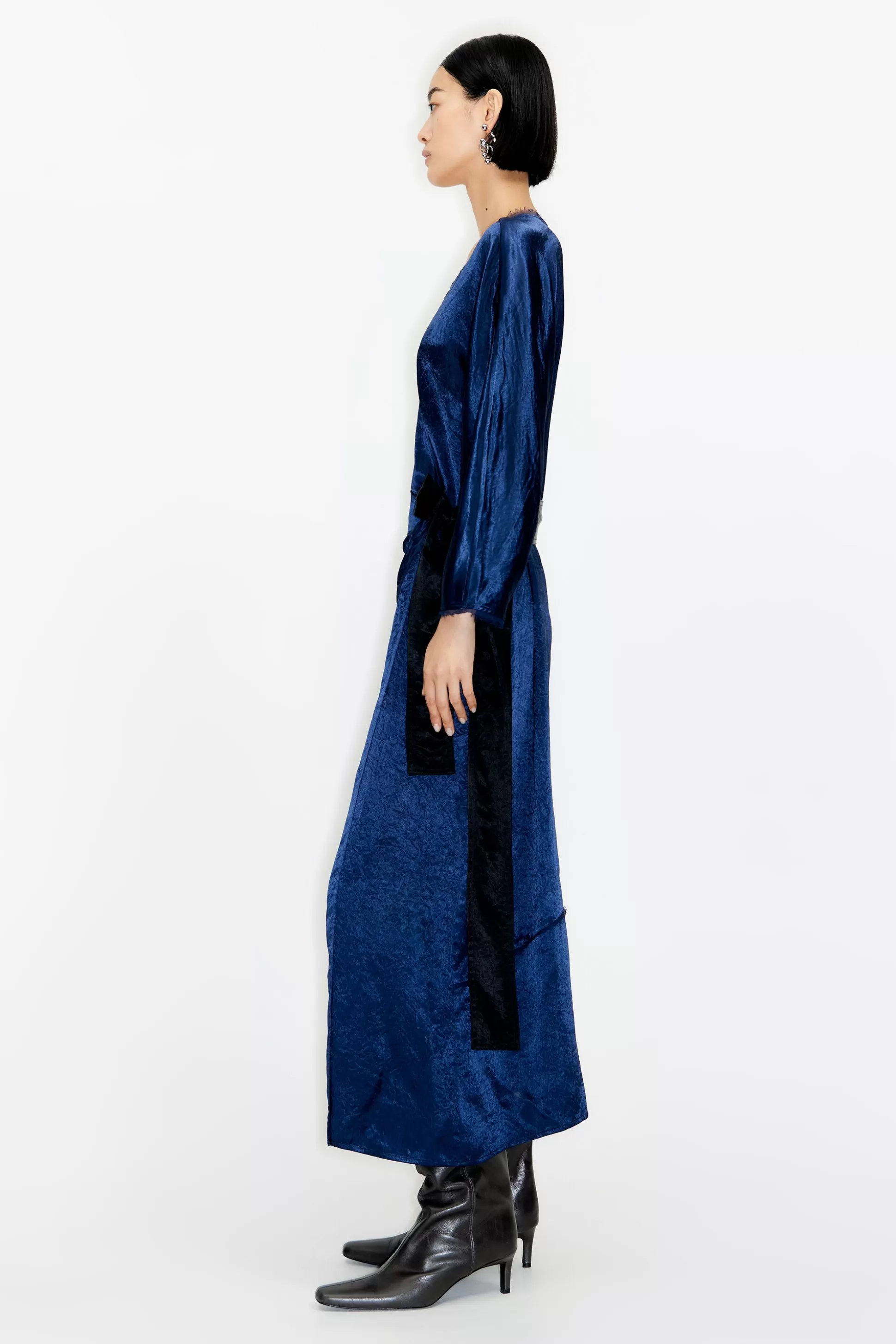 Long blue cross dress | Bimba Y Lola Discount