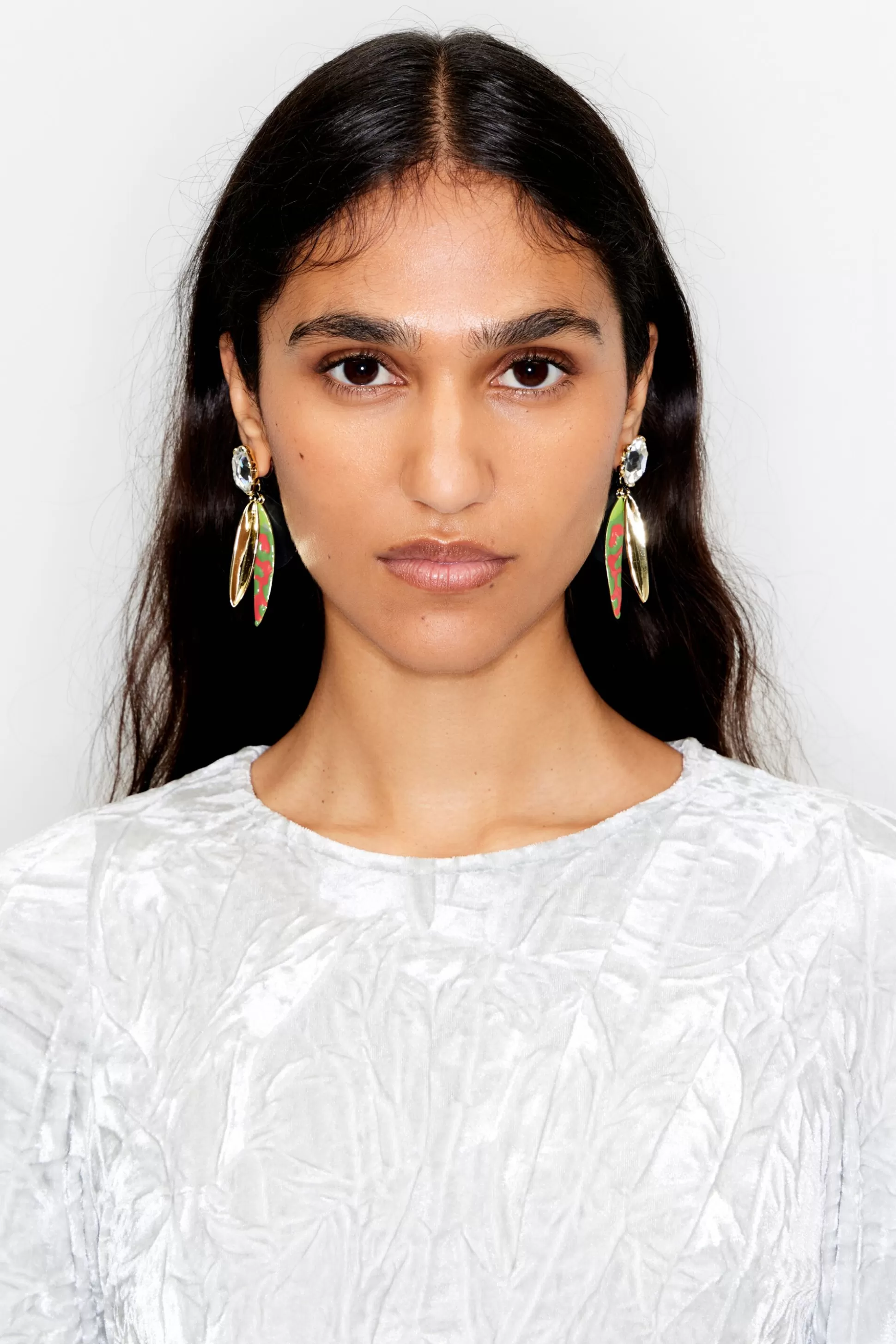 Maxi multicolor leaves earrings | Bimba Y Lola Cheap