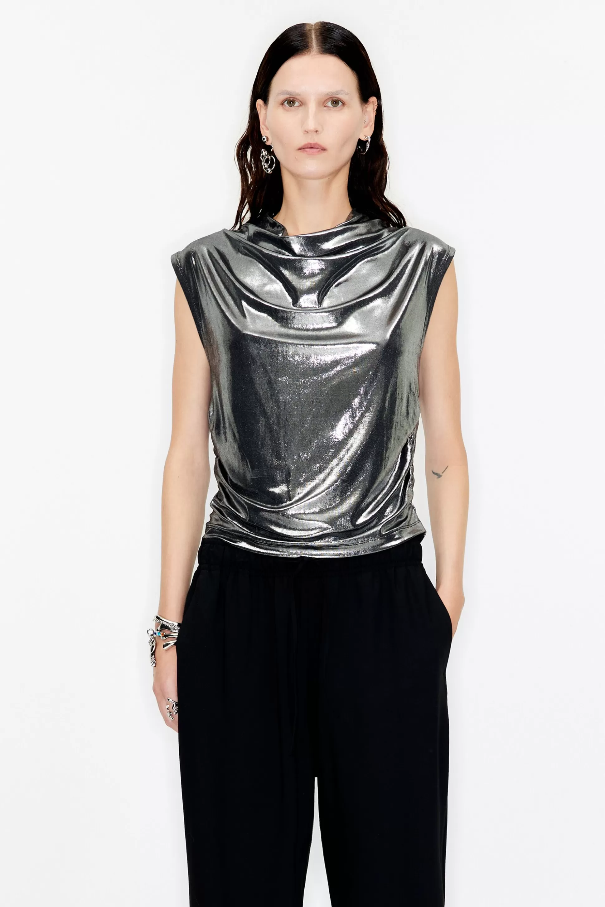 Metallic top | Bimba Y Lola Clearance