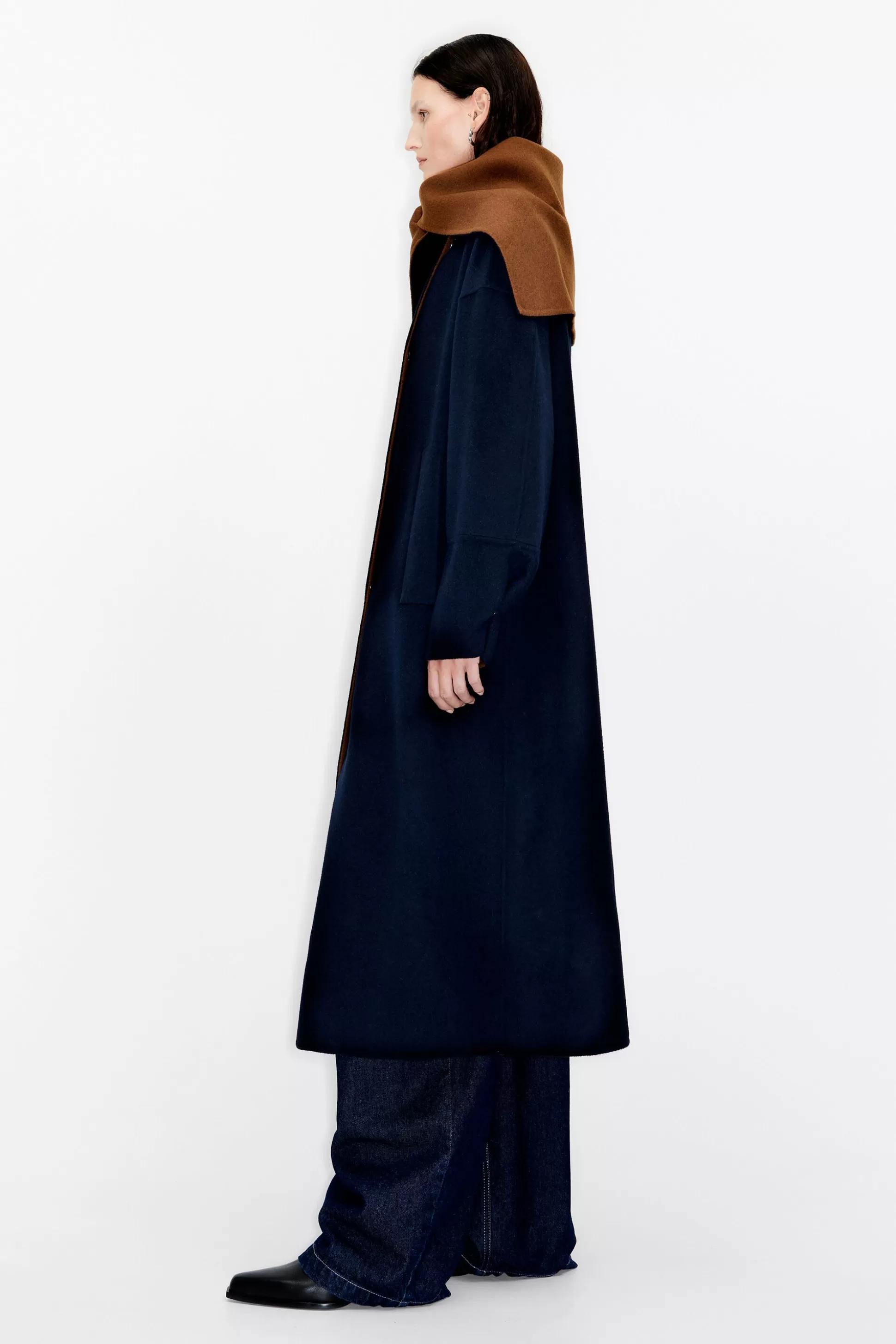 blue oversize double-face coat | Bimba Y Lola Best Sale