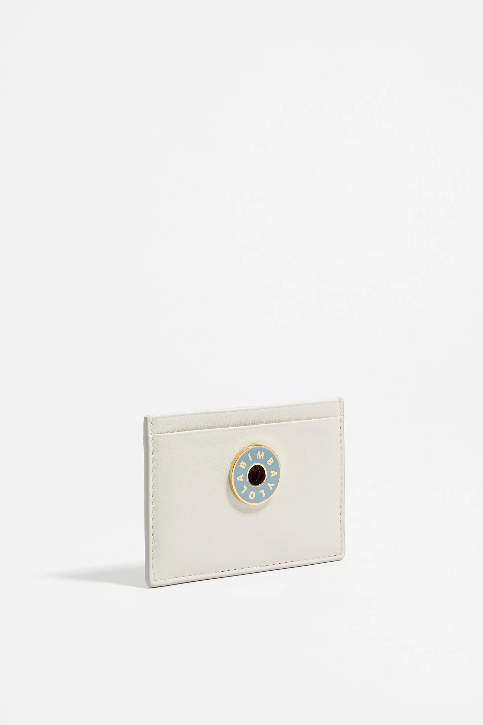 Off-white leather card holder | Bimba Y Lola Cheap