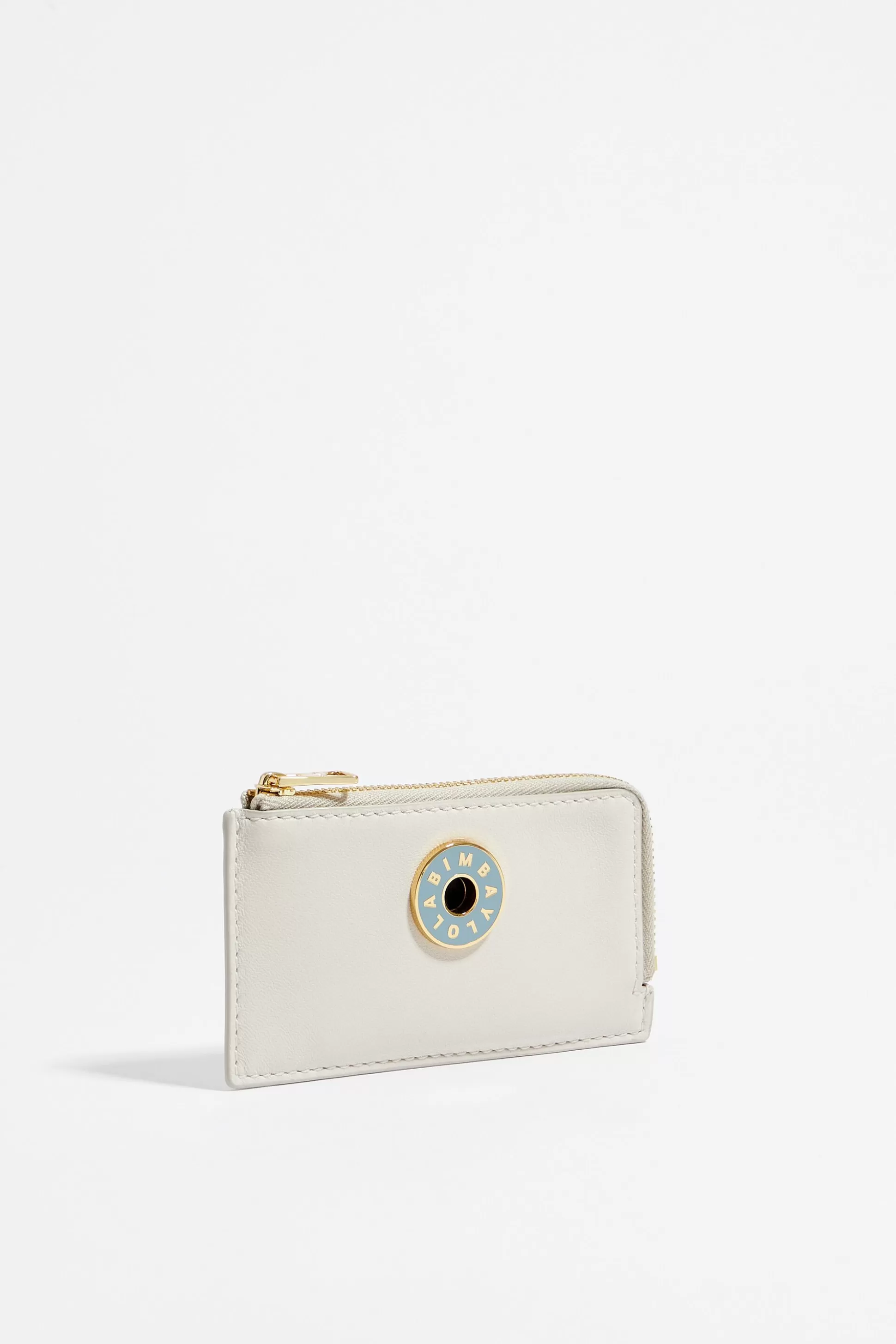 Off-white leather rectangular coin purse | Bimba Y Lola Hot