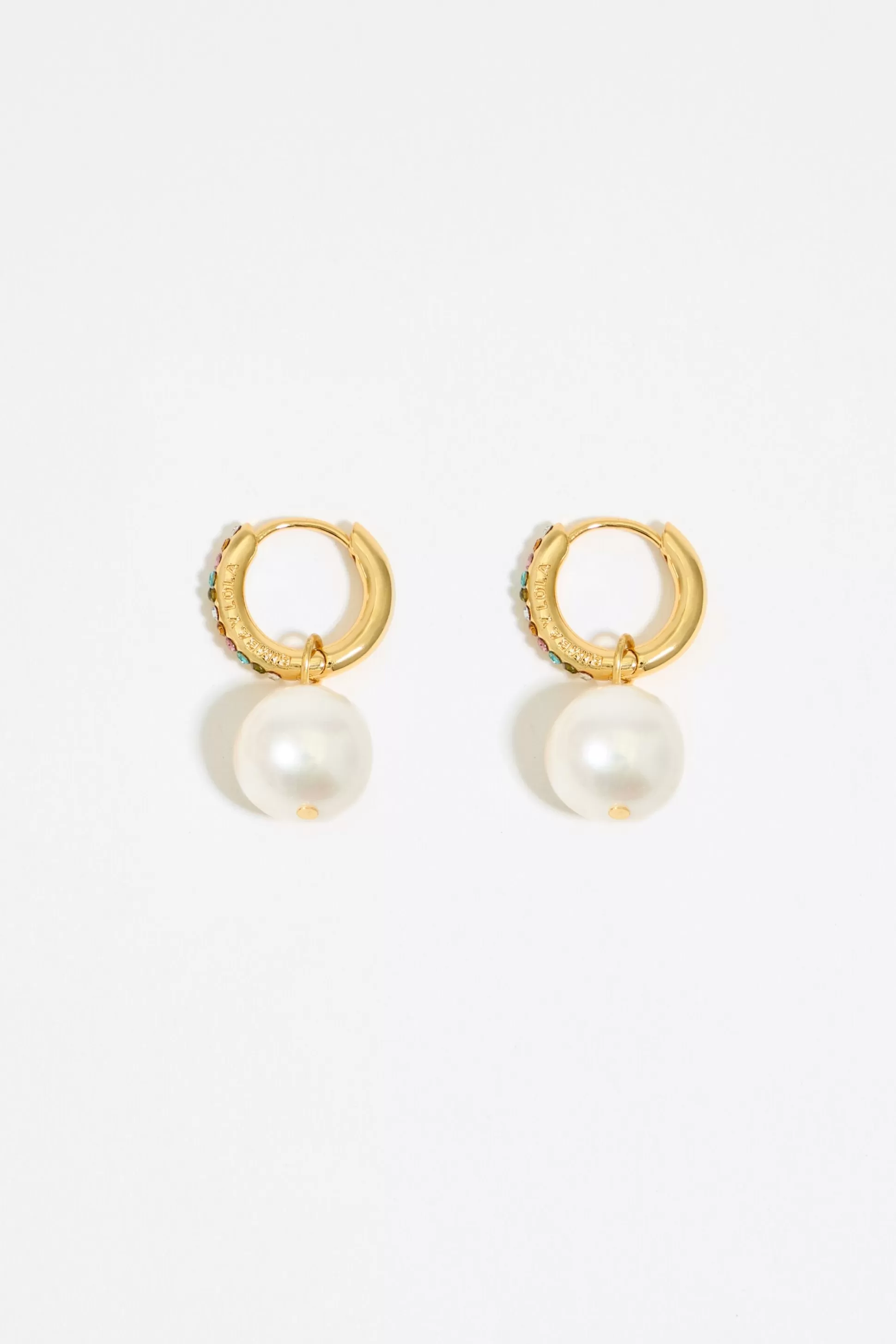 Pearl en hoop earrings | Bimba Y Lola Hot