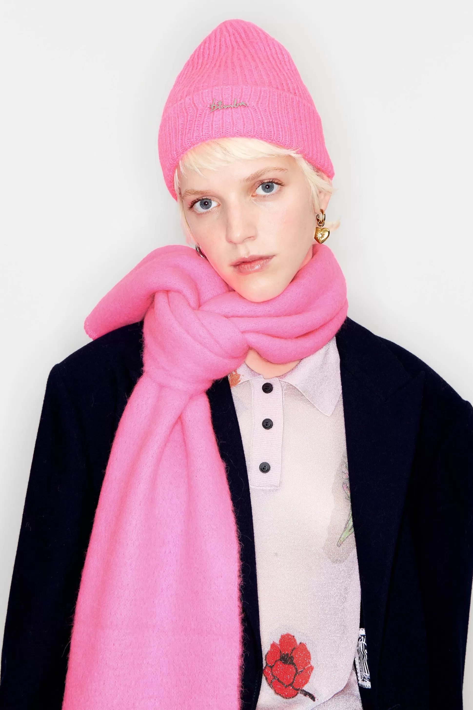 Pink alpaca hat | Bimba Y Lola Sale