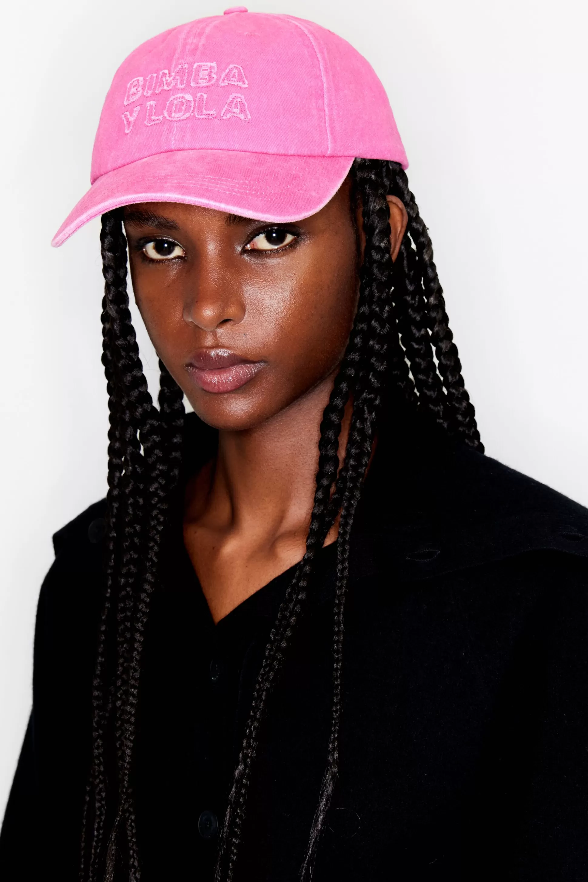 Pink cotton logo cap | Bimba Y Lola Outlet