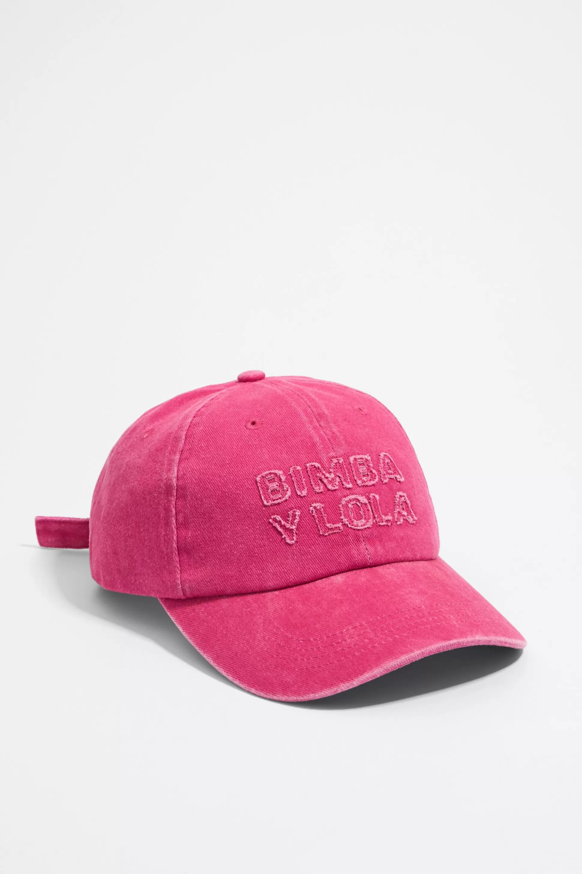 Pink cotton logo cap | Bimba Y Lola Store