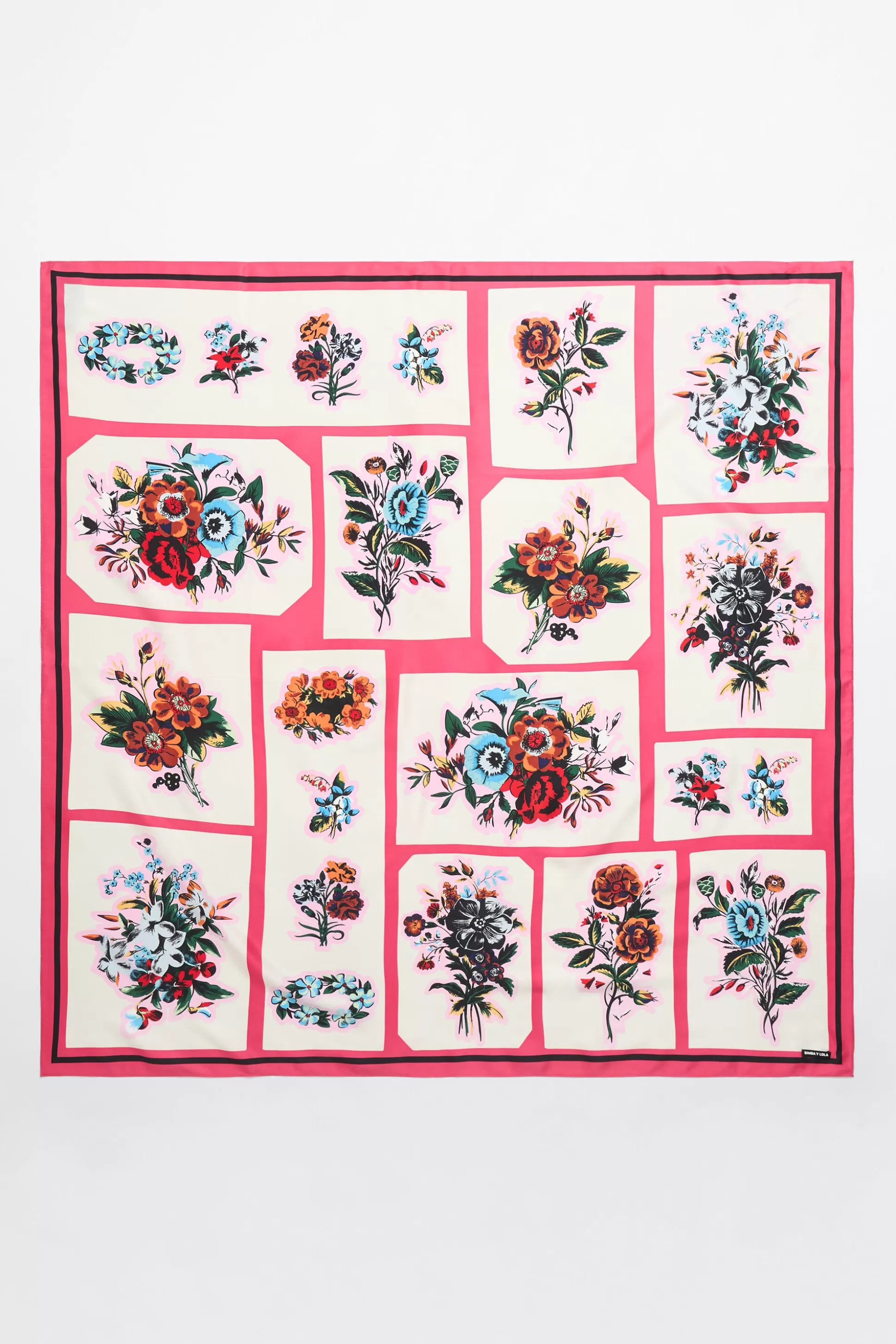 floral and geometric scarf | Bimba Y Lola Best