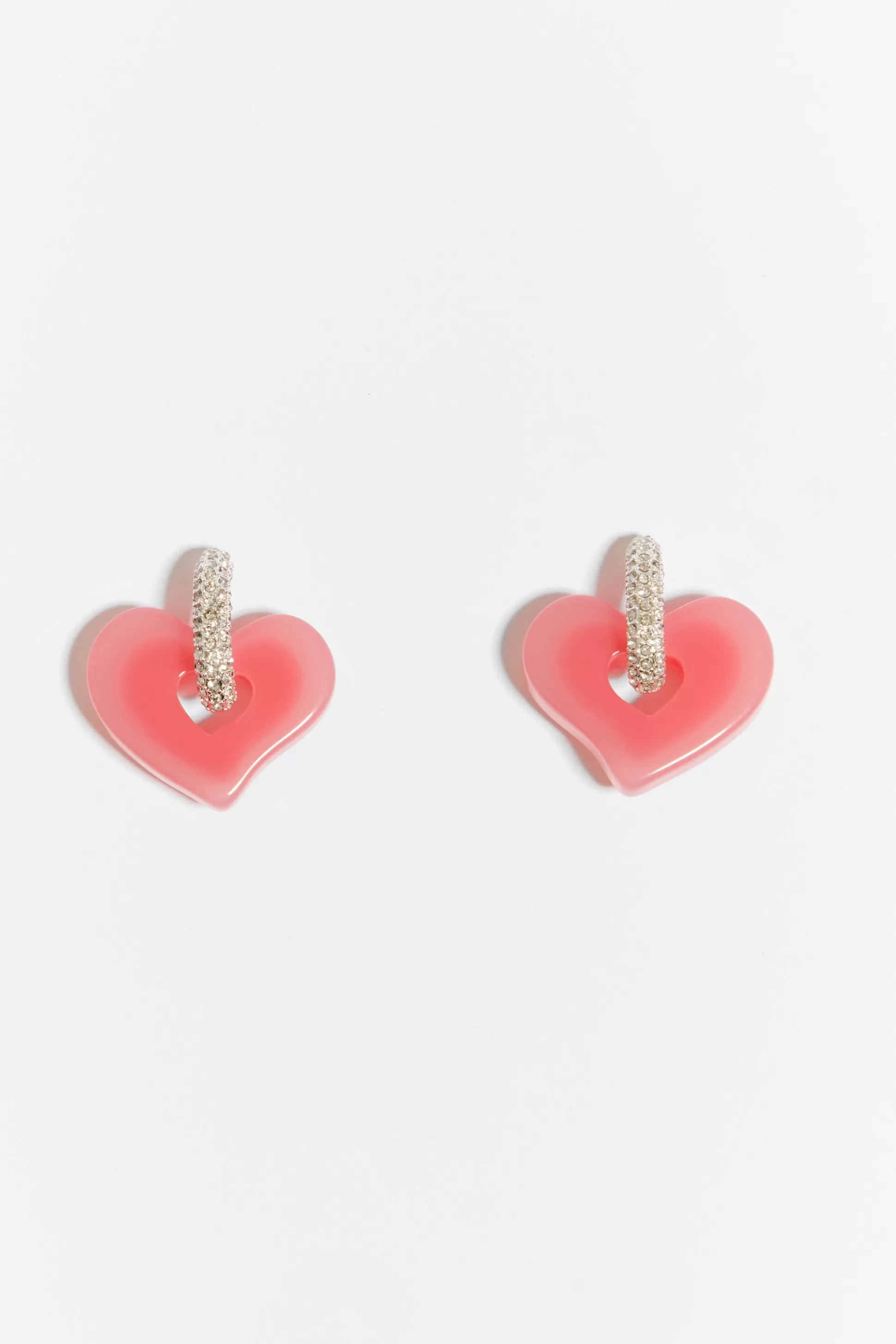 heart earrings crystals | Bimba Y Lola Best