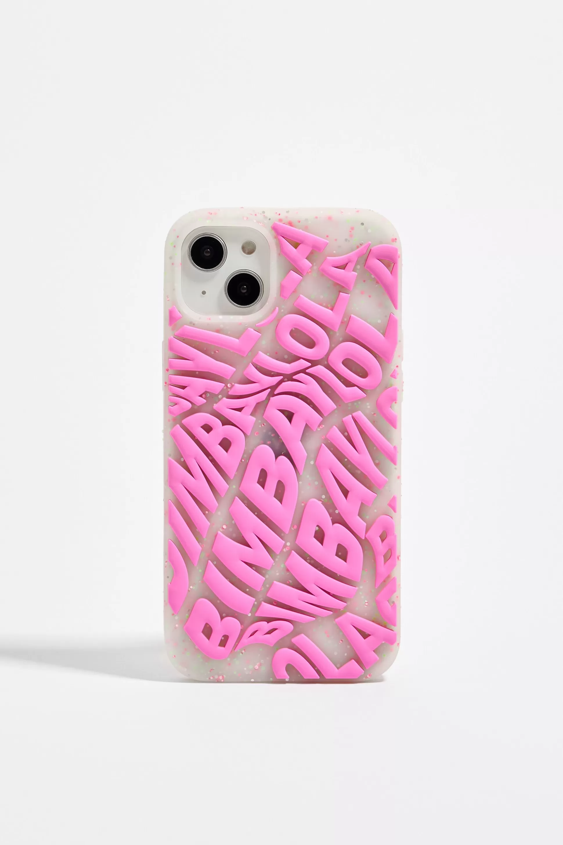 Pink iPhone 15 Plus silicone case | Bimba Y Lola Flash Sale