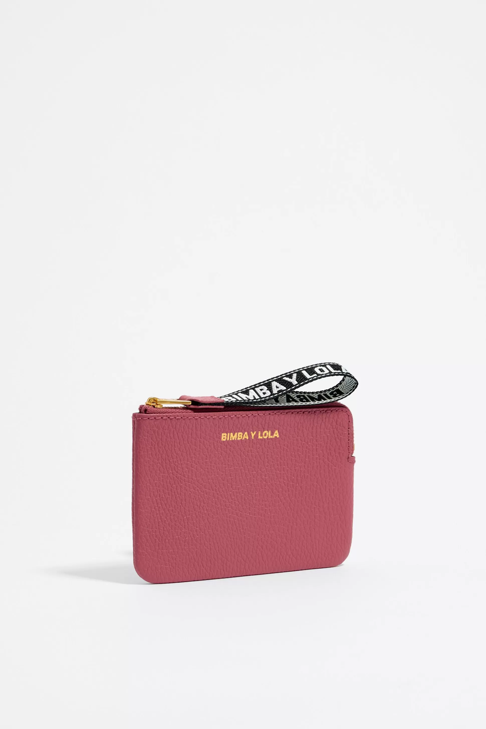 leather curved coin purse | Bimba Y Lola New