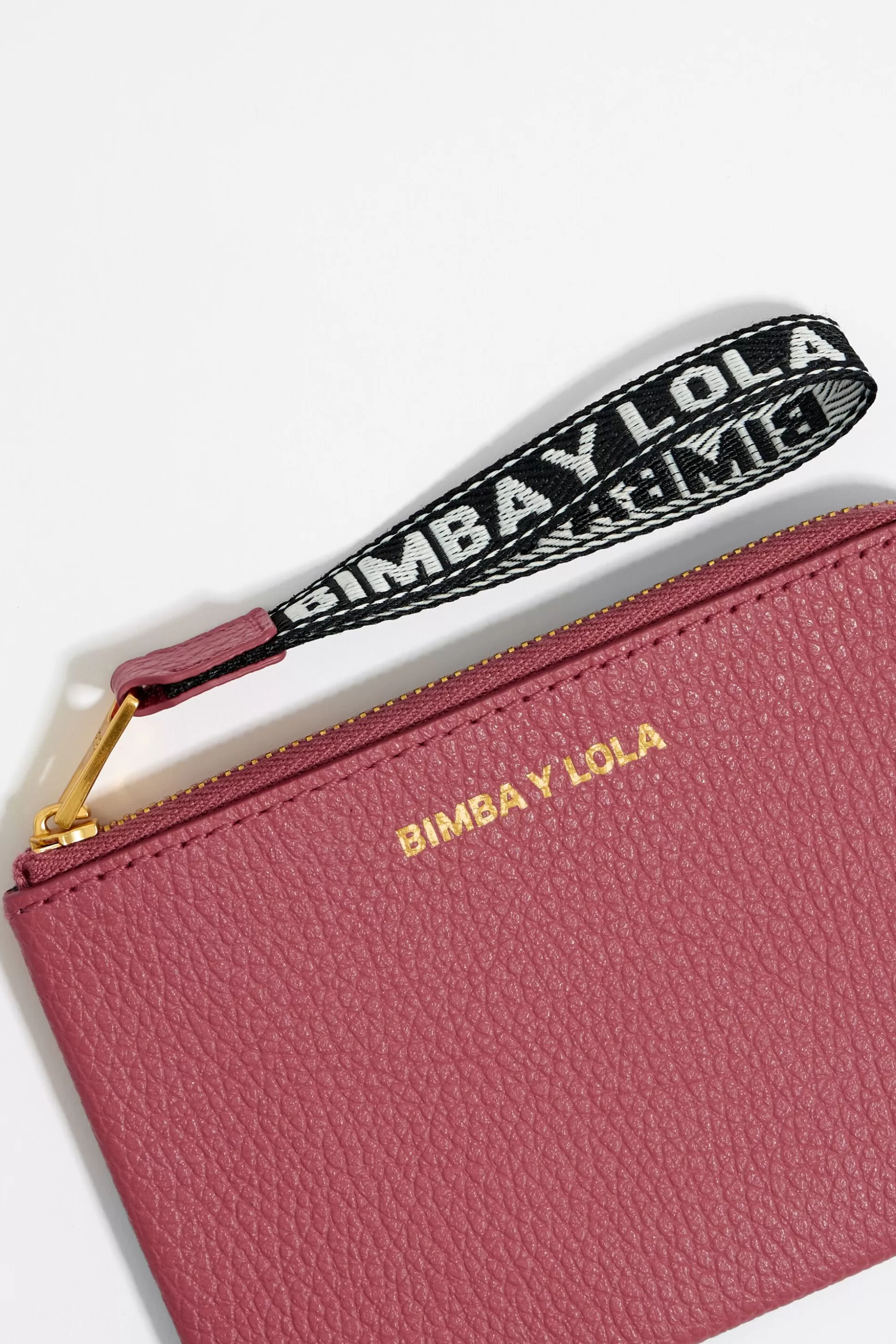 leather curved coin purse | Bimba Y Lola New