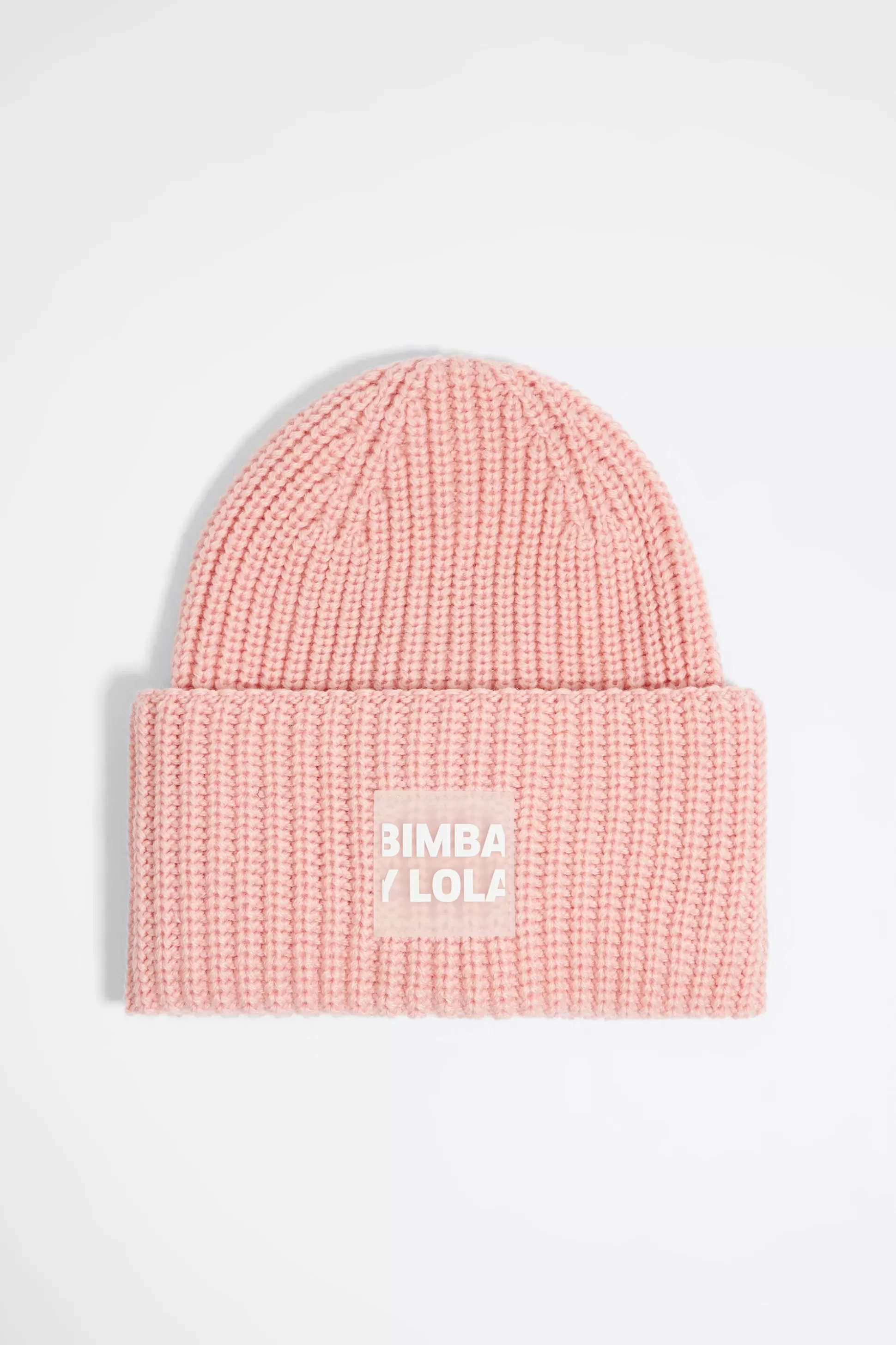 Pink logo knit hat | Bimba Y Lola Shop