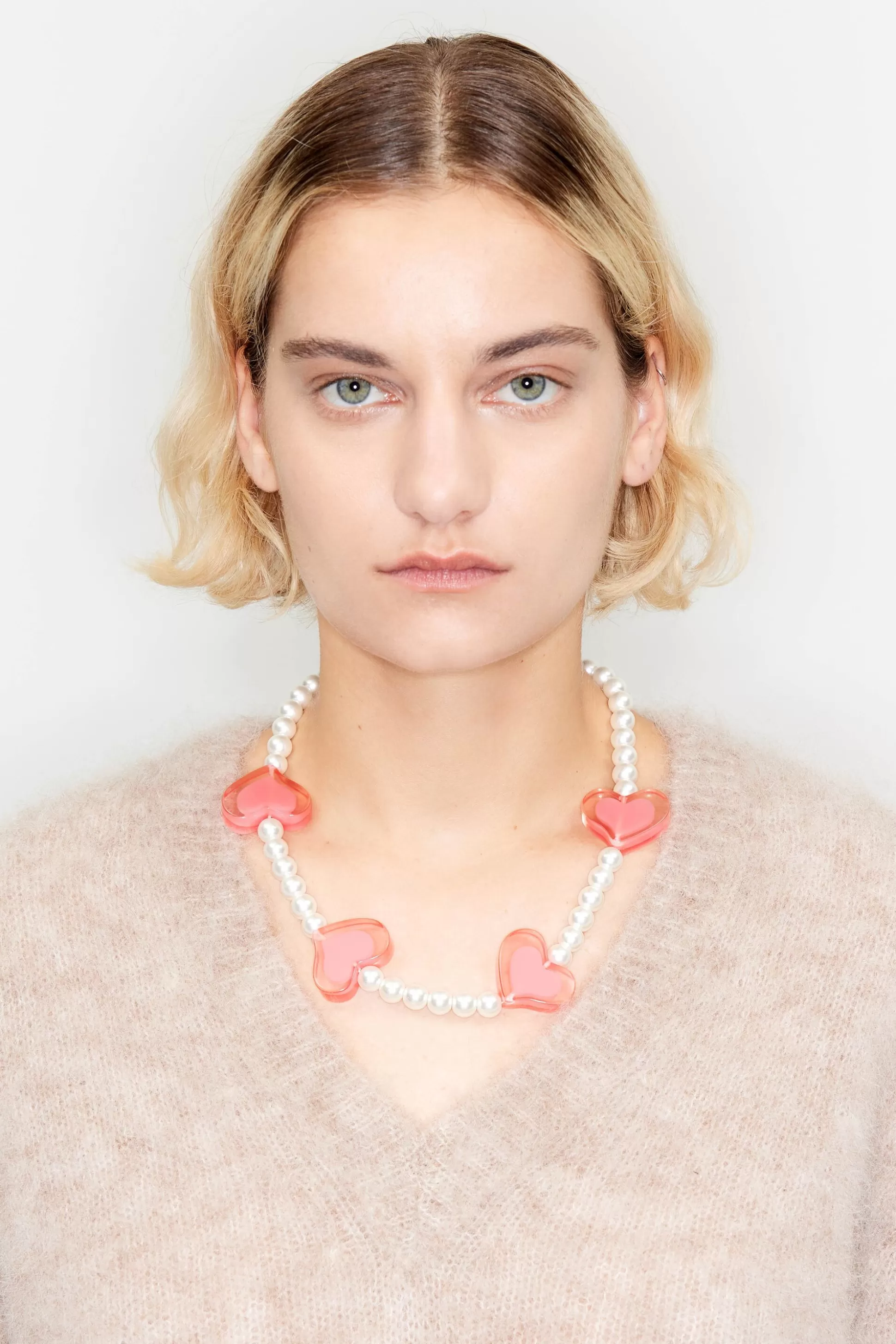 resin hearts necklace | Bimba Y Lola Sale