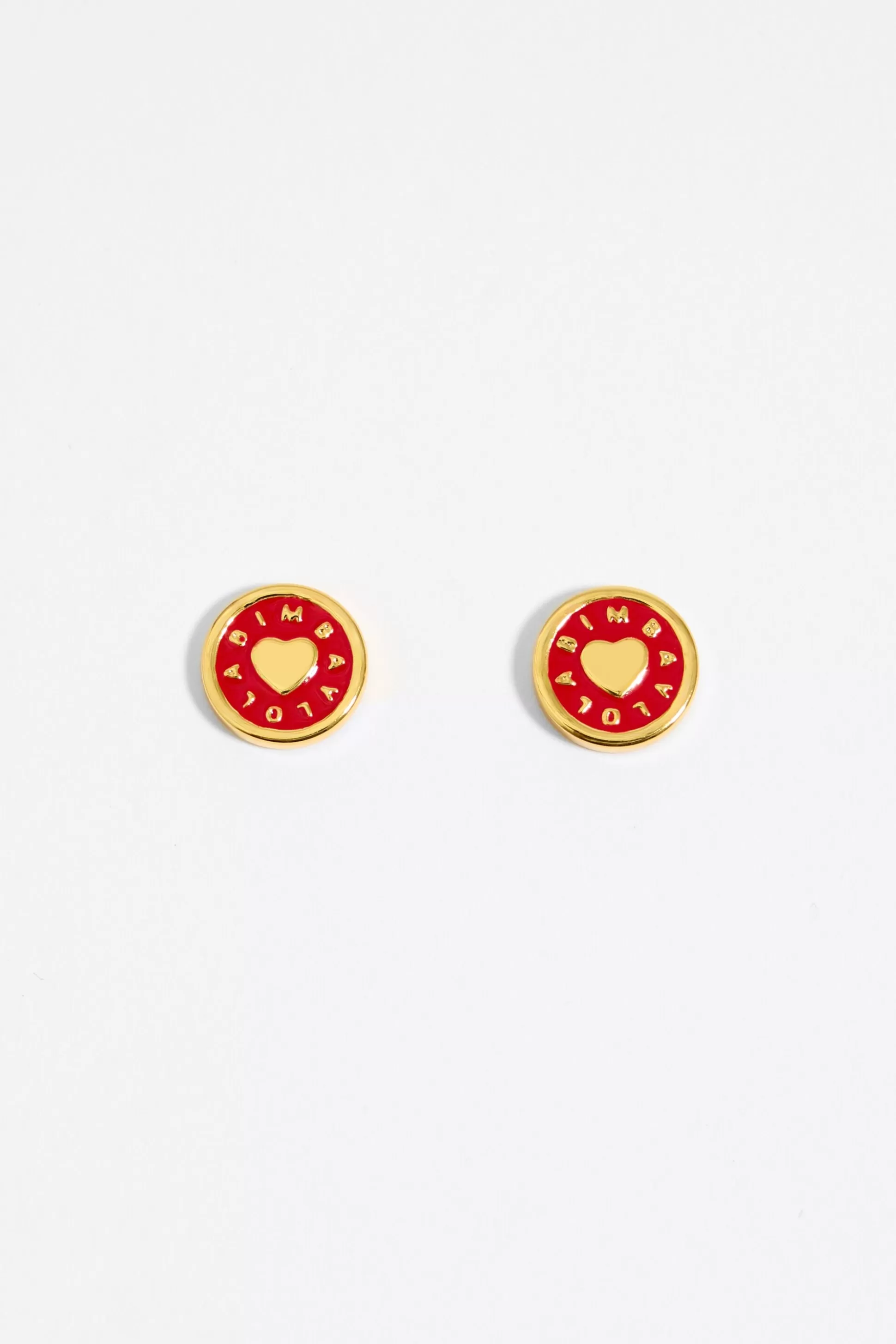 heart logo earrings | Bimba Y Lola Store