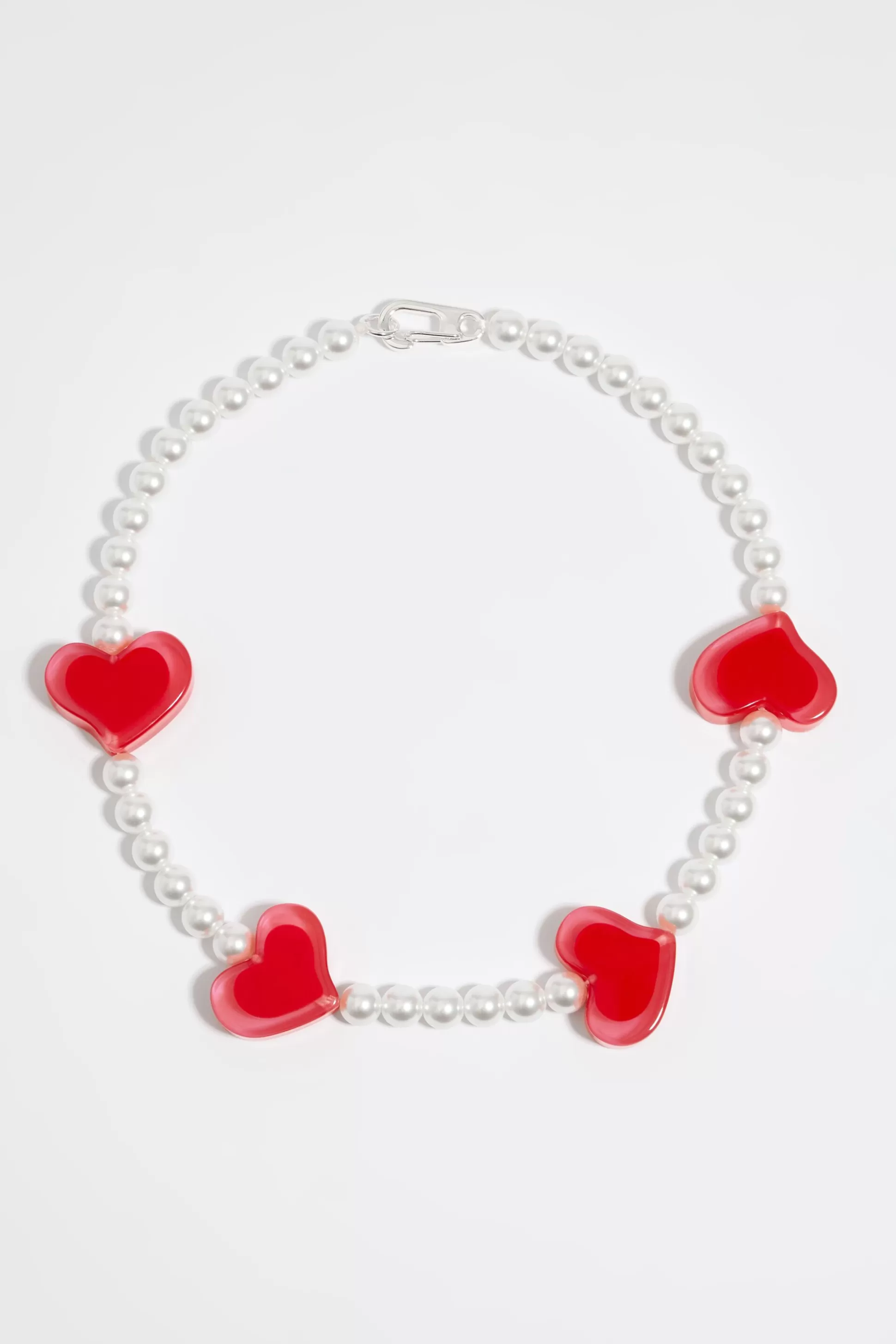 hearts pearl necklace | Bimba Y Lola Clearance