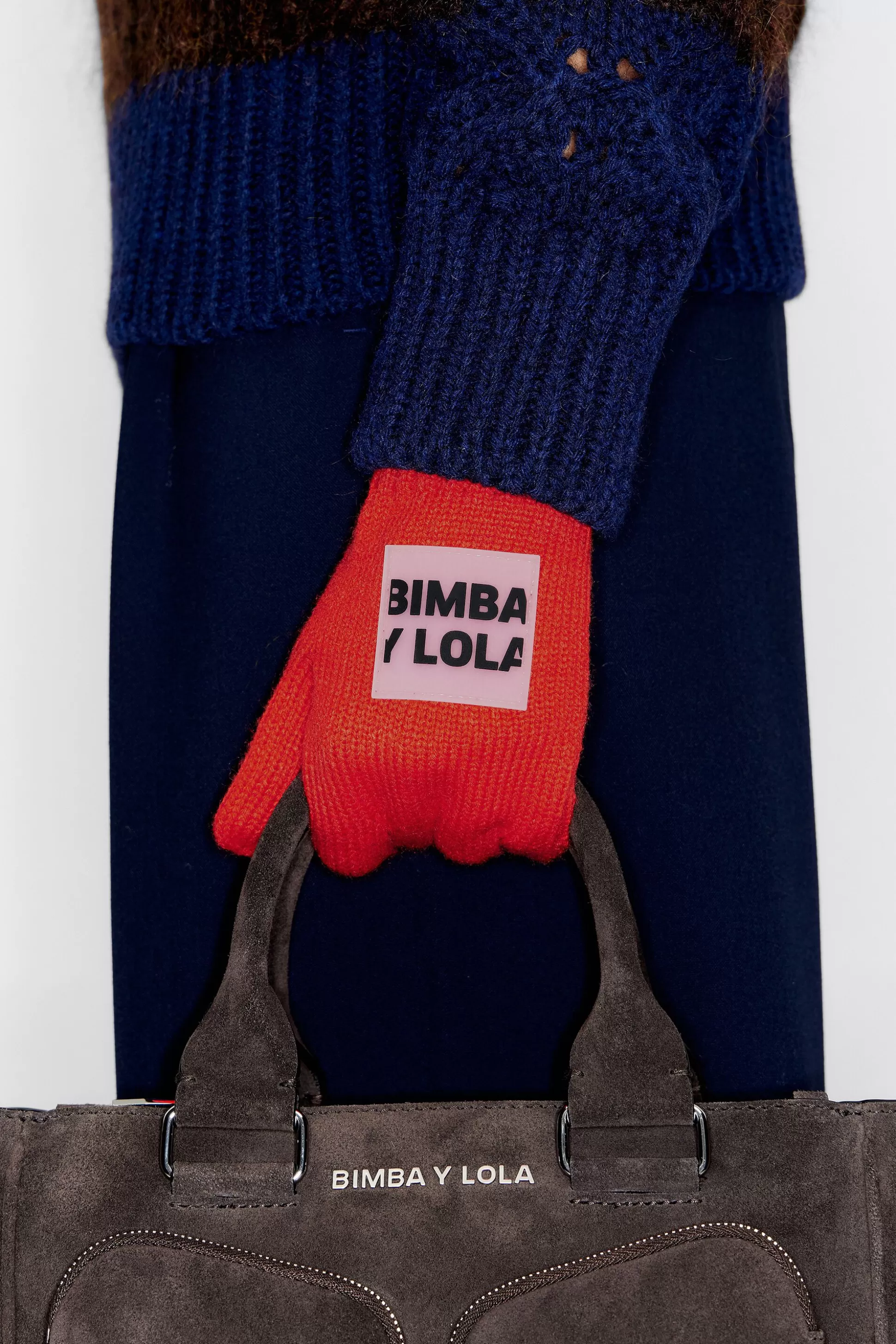 Red knit gloves | Bimba Y Lola Best Sale