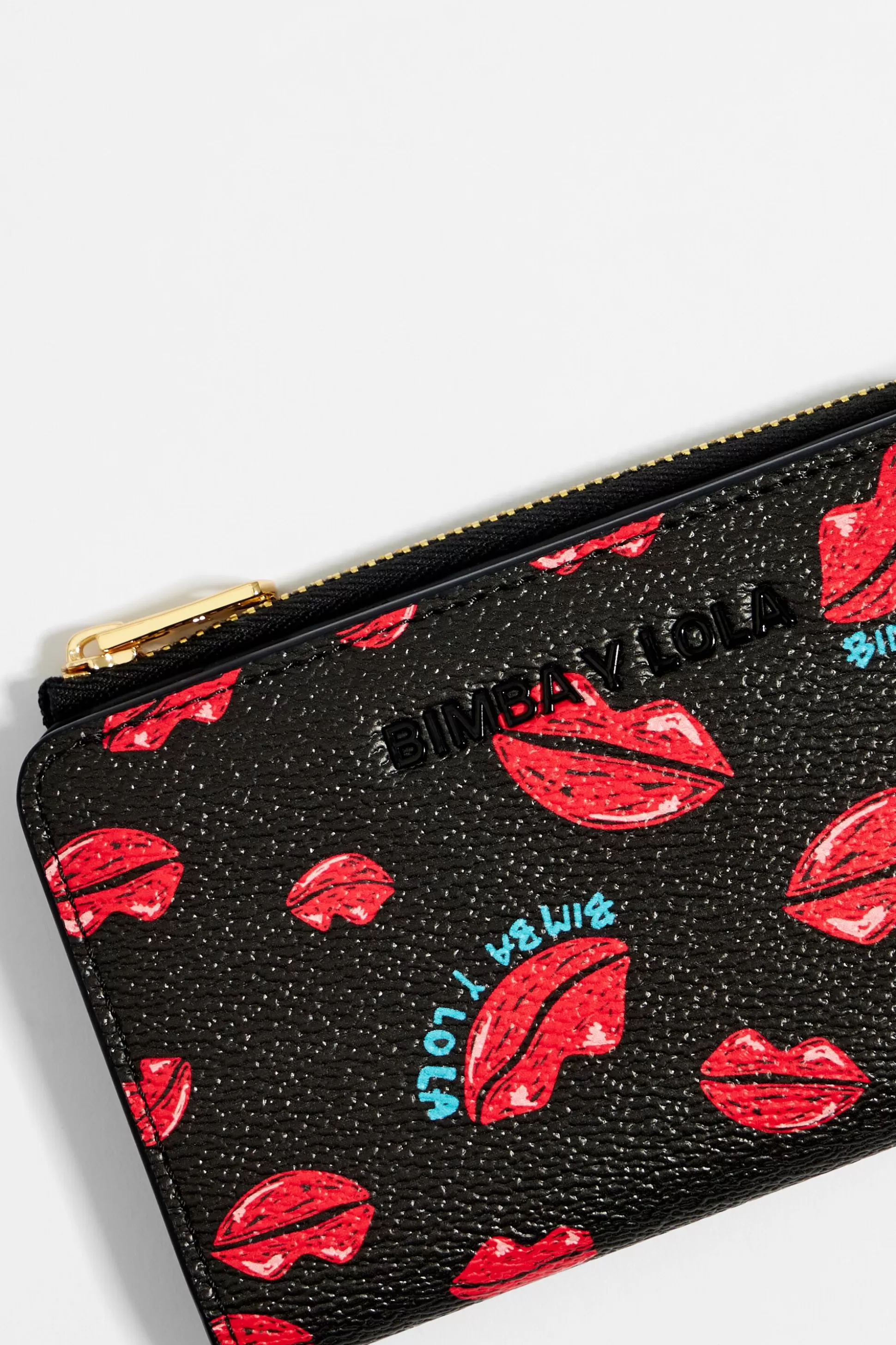 Red Lips print rectangular purse | Bimba Y Lola Best Sale