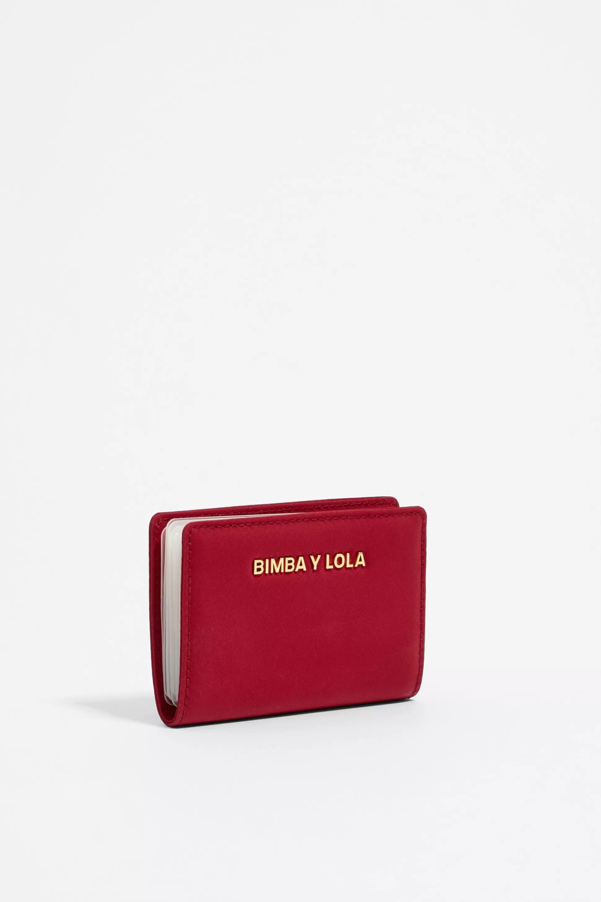 Red nylon accordion card holder | Bimba Y Lola Best