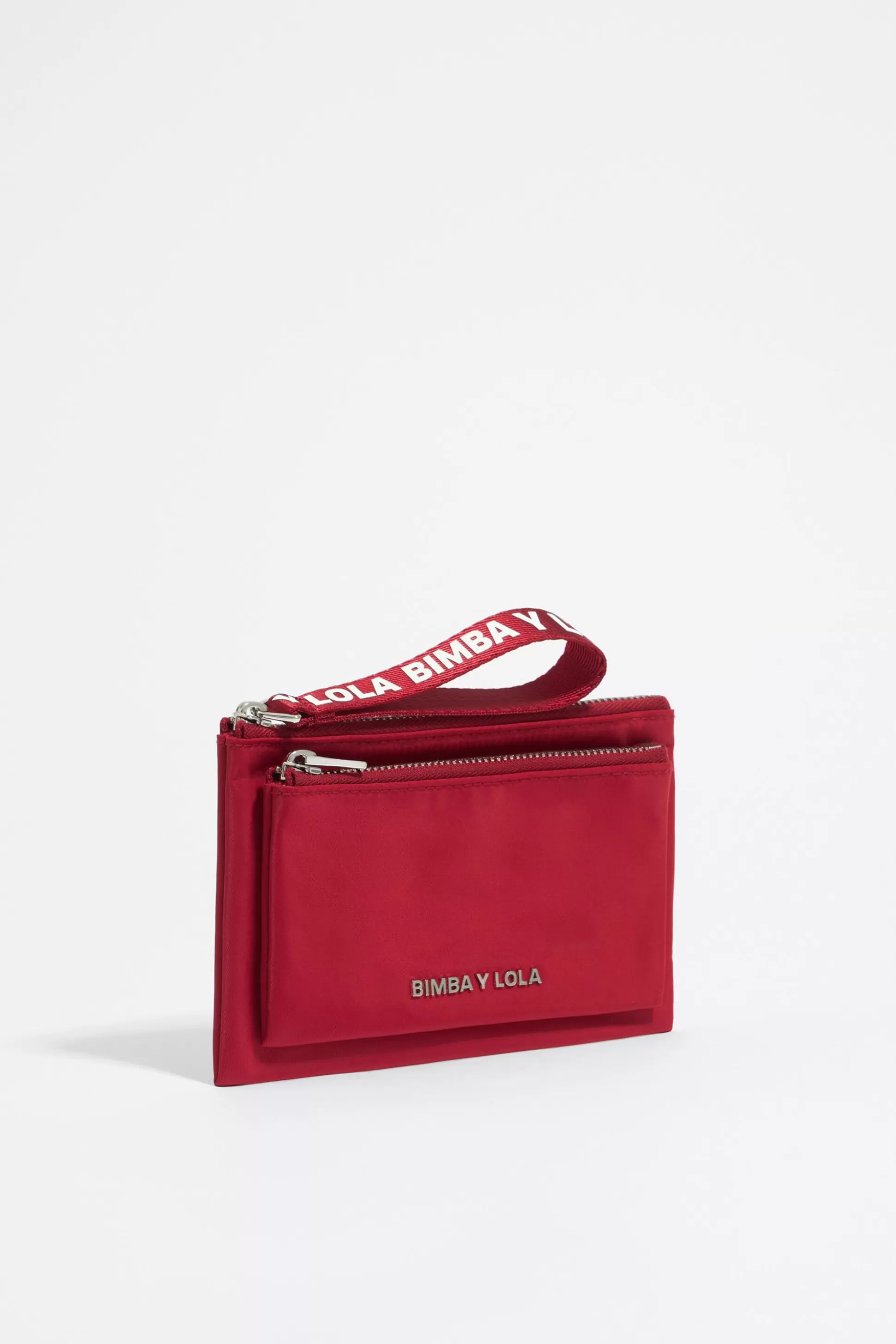 Red nylon double purse | Bimba Y Lola Fashion