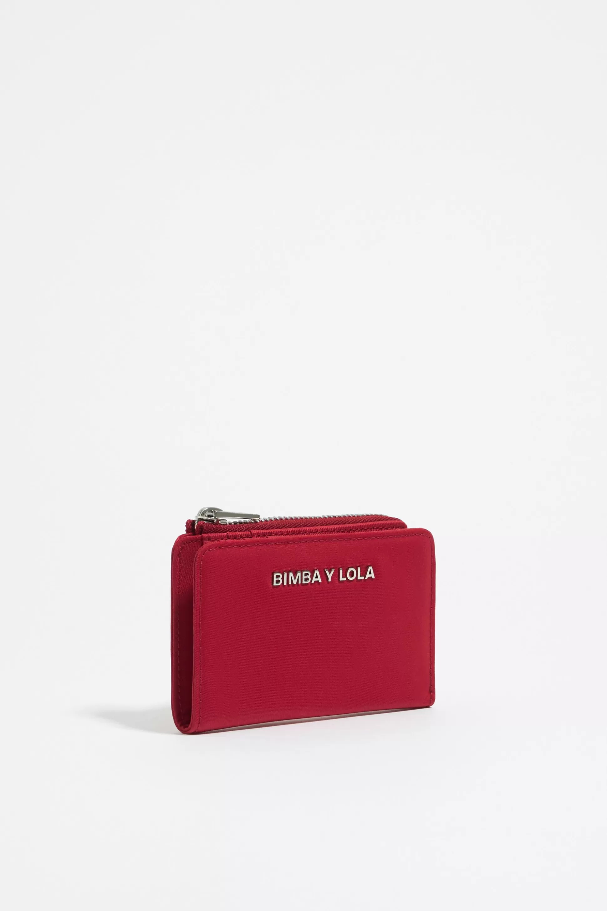 Red nylon rectangular purse | Bimba Y Lola Store