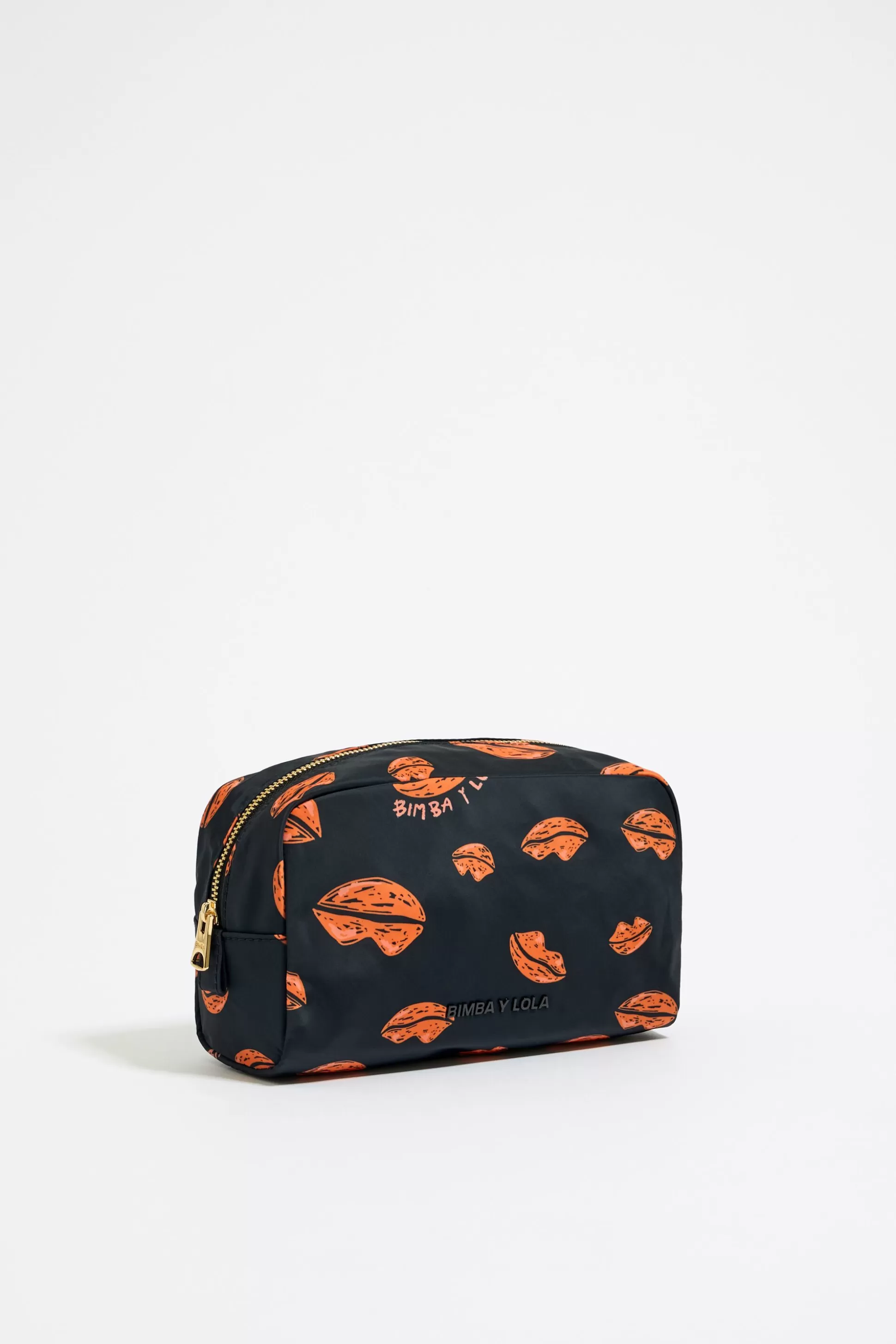 S black Lips print rectangular make-up case | Bimba Y Lola Online