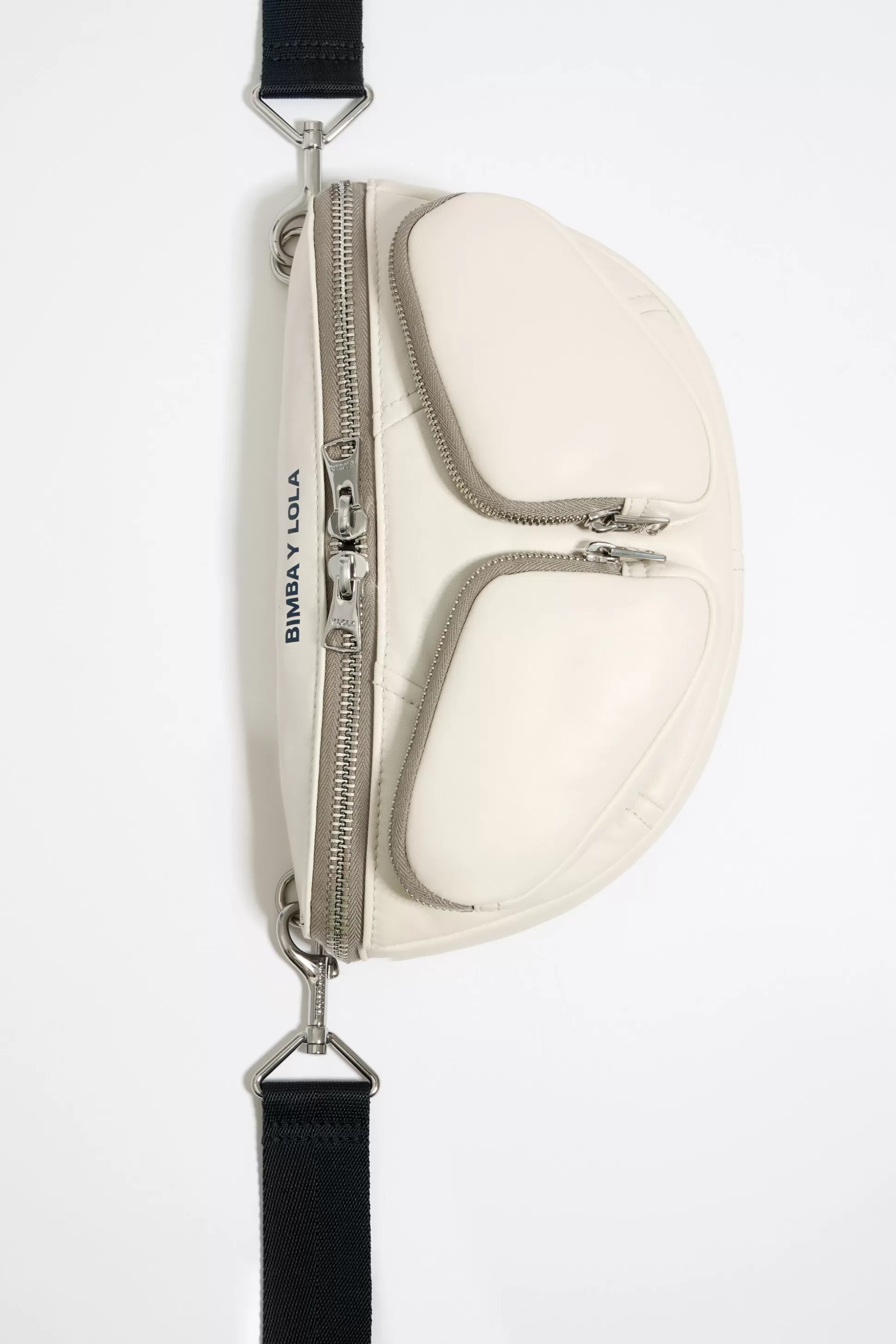 S white leather Pocket bumbag | Bimba Y Lola Flash Sale