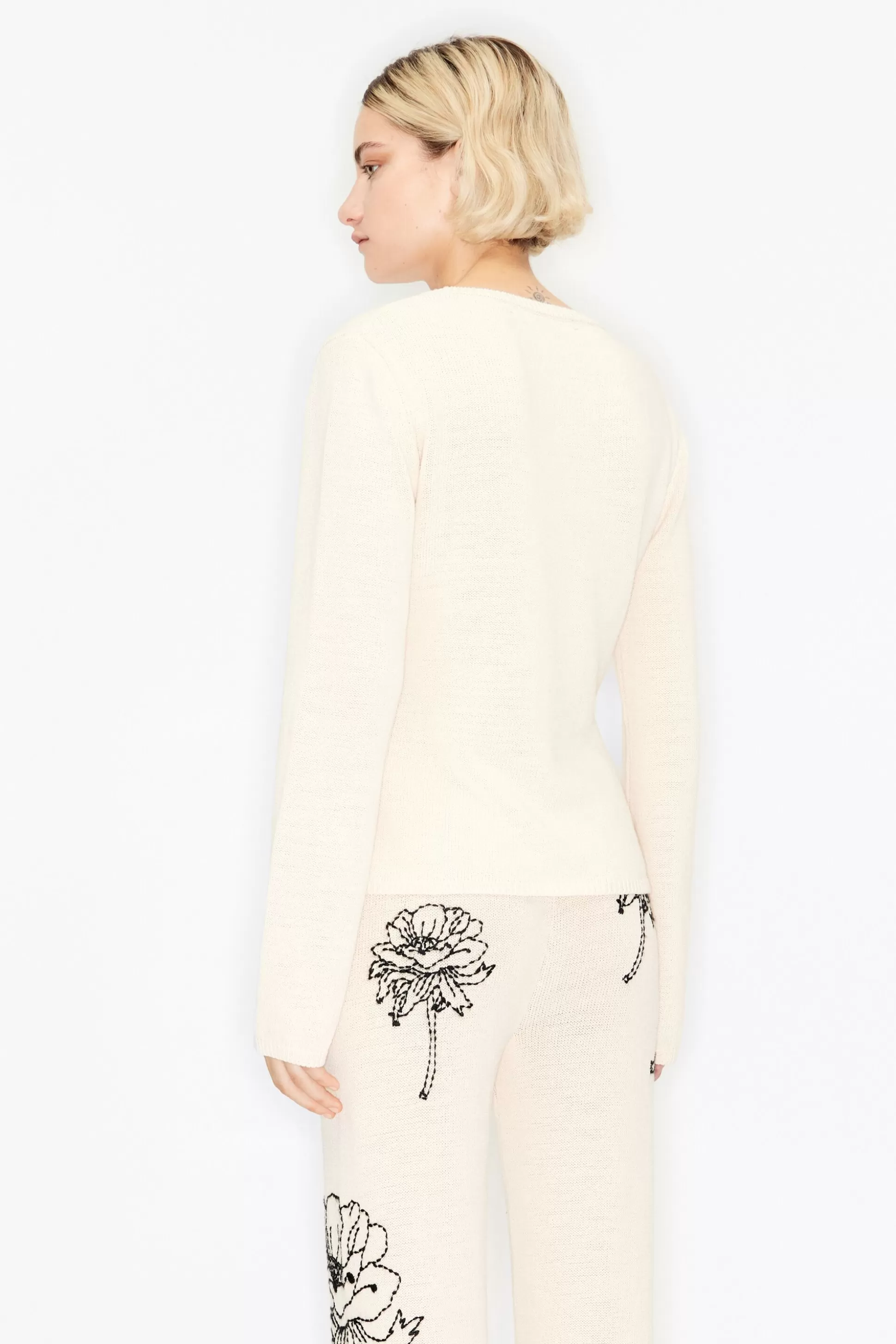 embroidered flower sweater | Bimba Y Lola Cheap