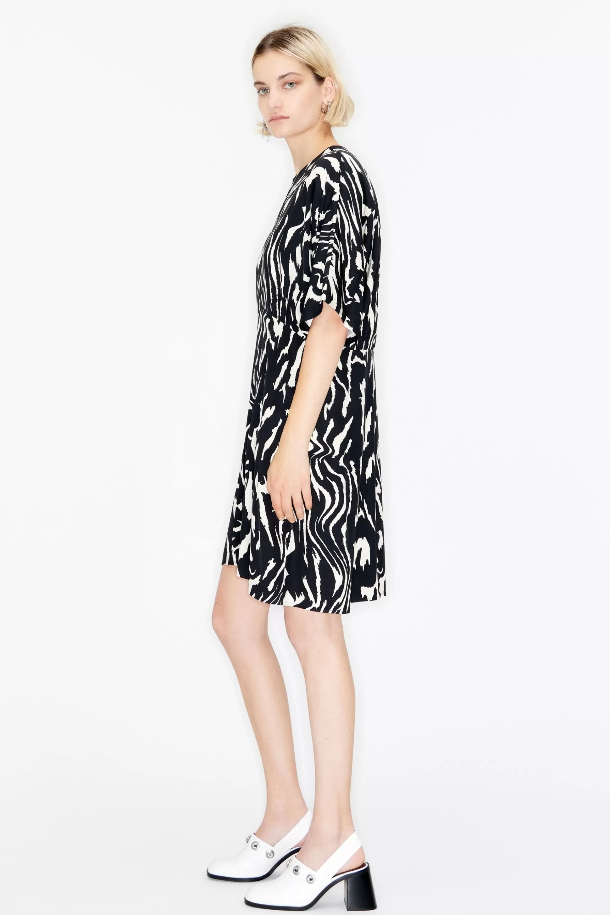 Short Tiger Liquid print dress | Bimba Y Lola Discount