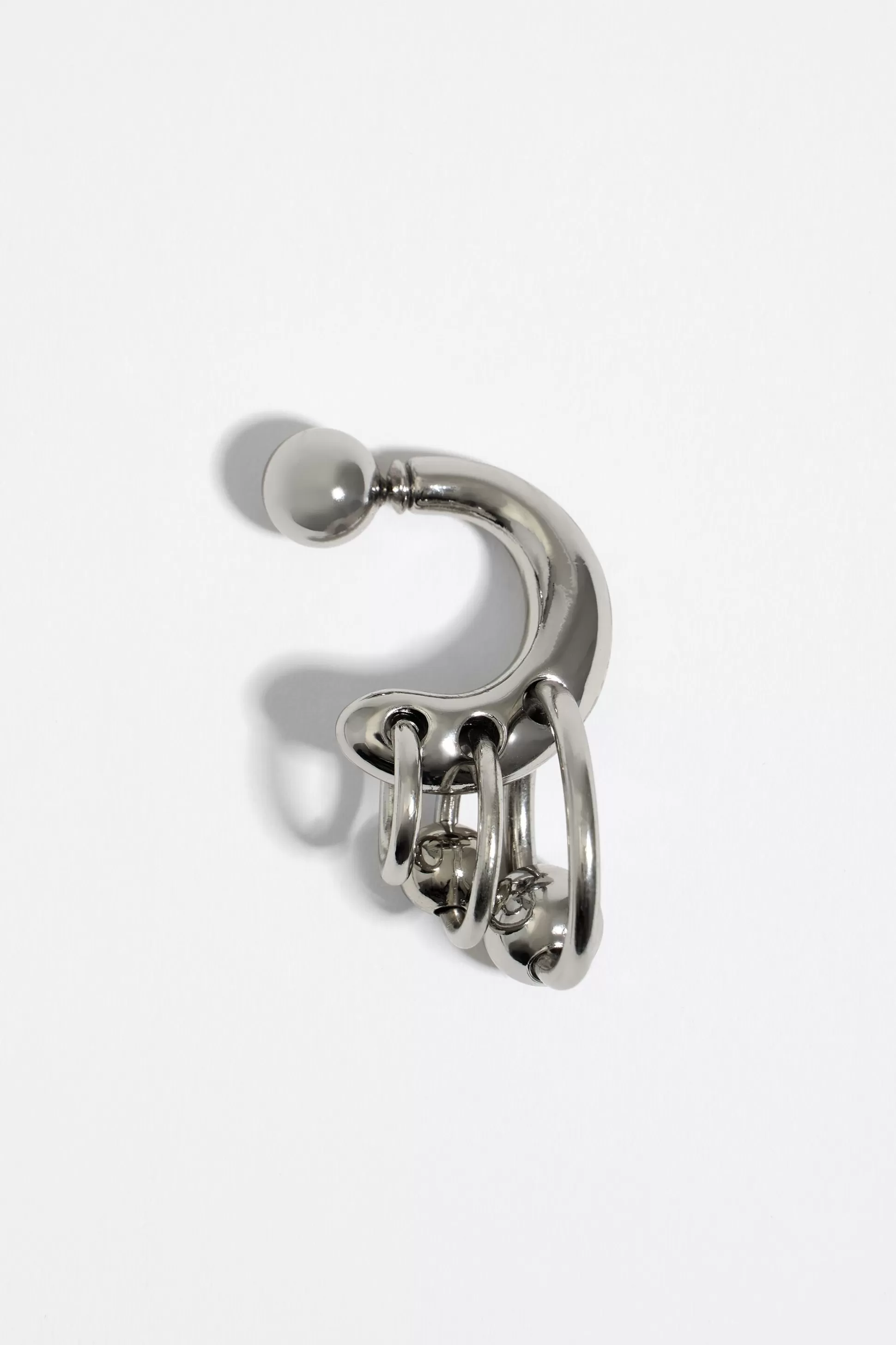 Silver hoop earring | Bimba Y Lola Flash Sale