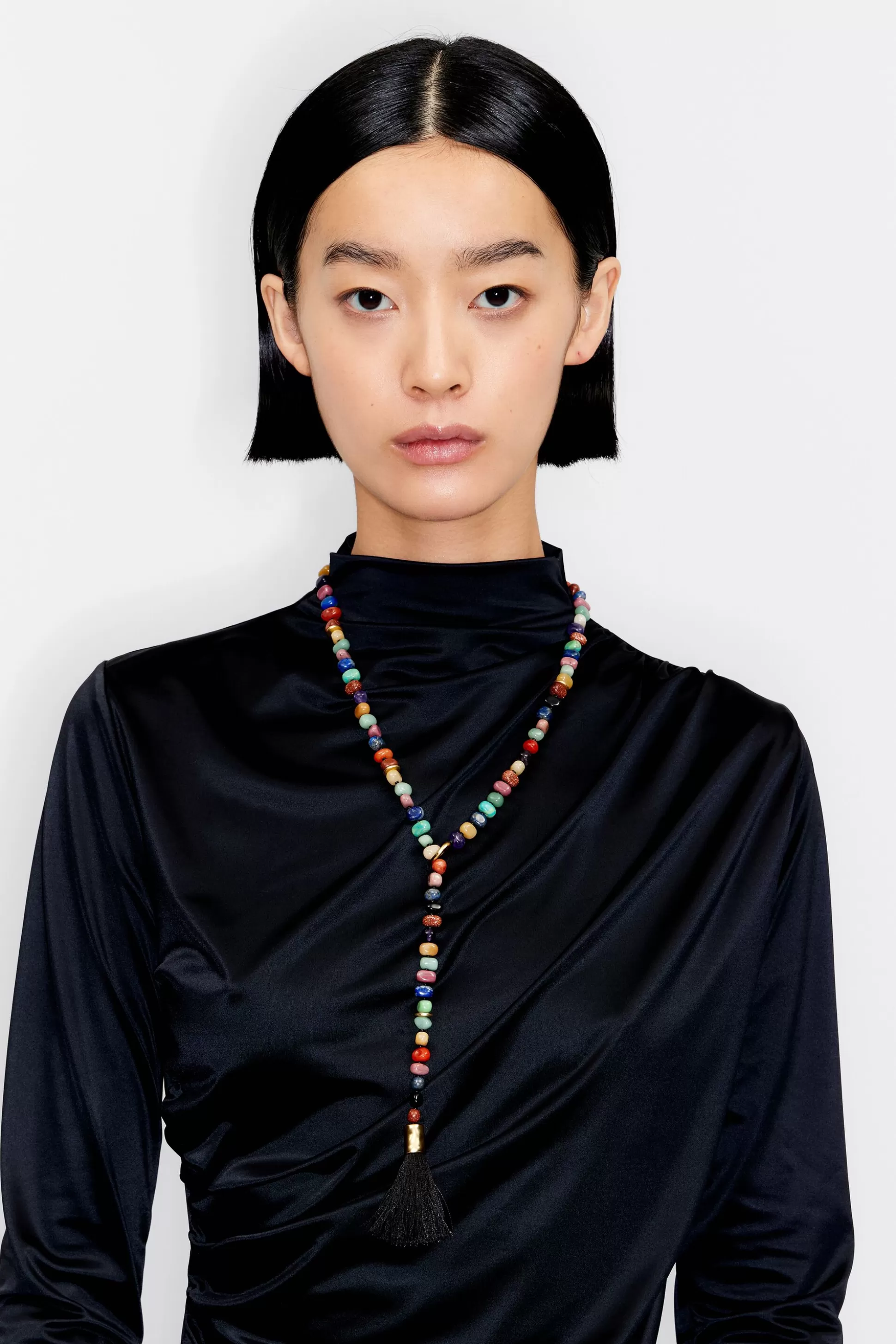 Stones and tassel necklace | Bimba Y Lola Shop