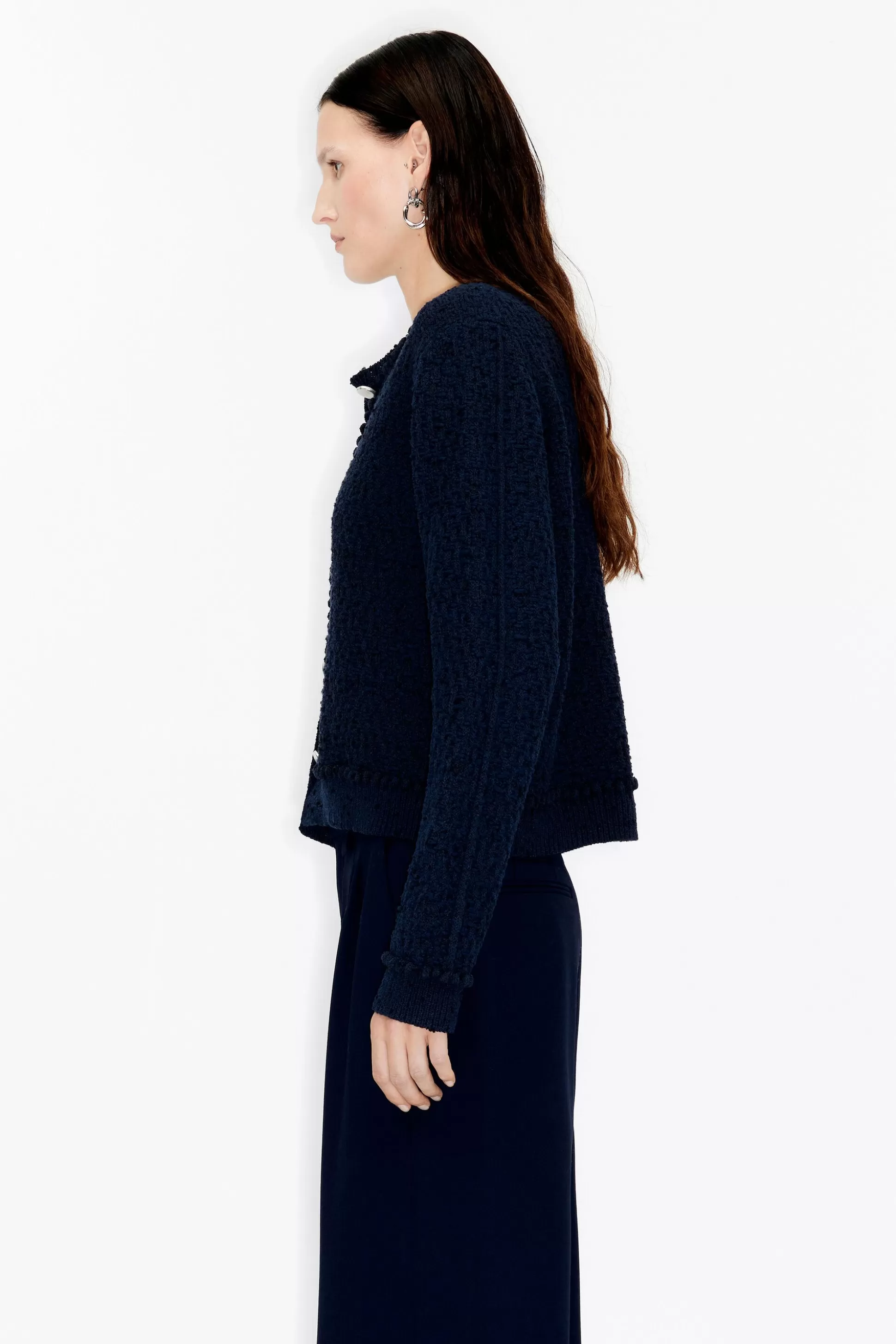 Straight mottled blue cardigan | Bimba Y Lola Cheap