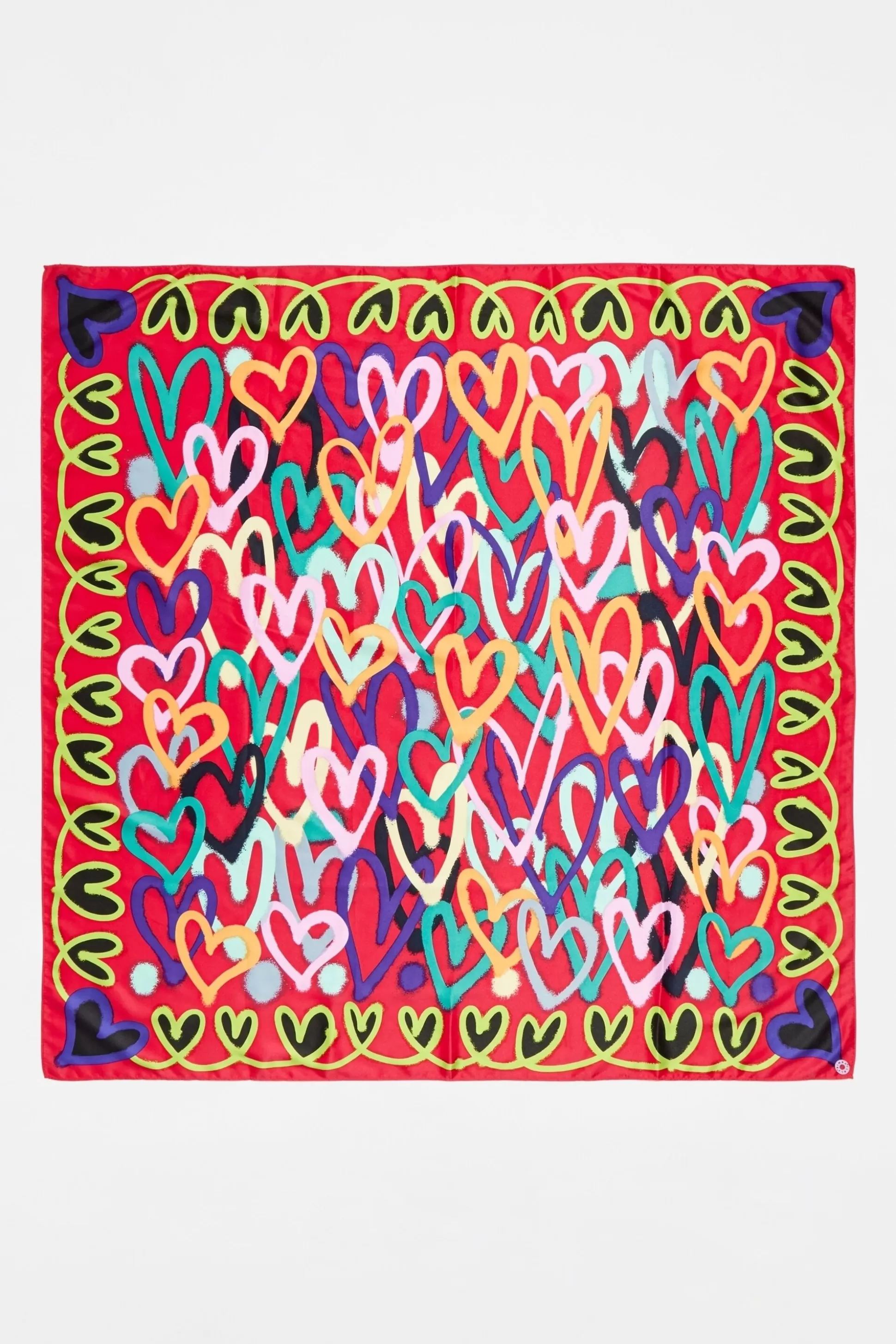 graffiti hearts scarf | Bimba Y Lola Flash Sale