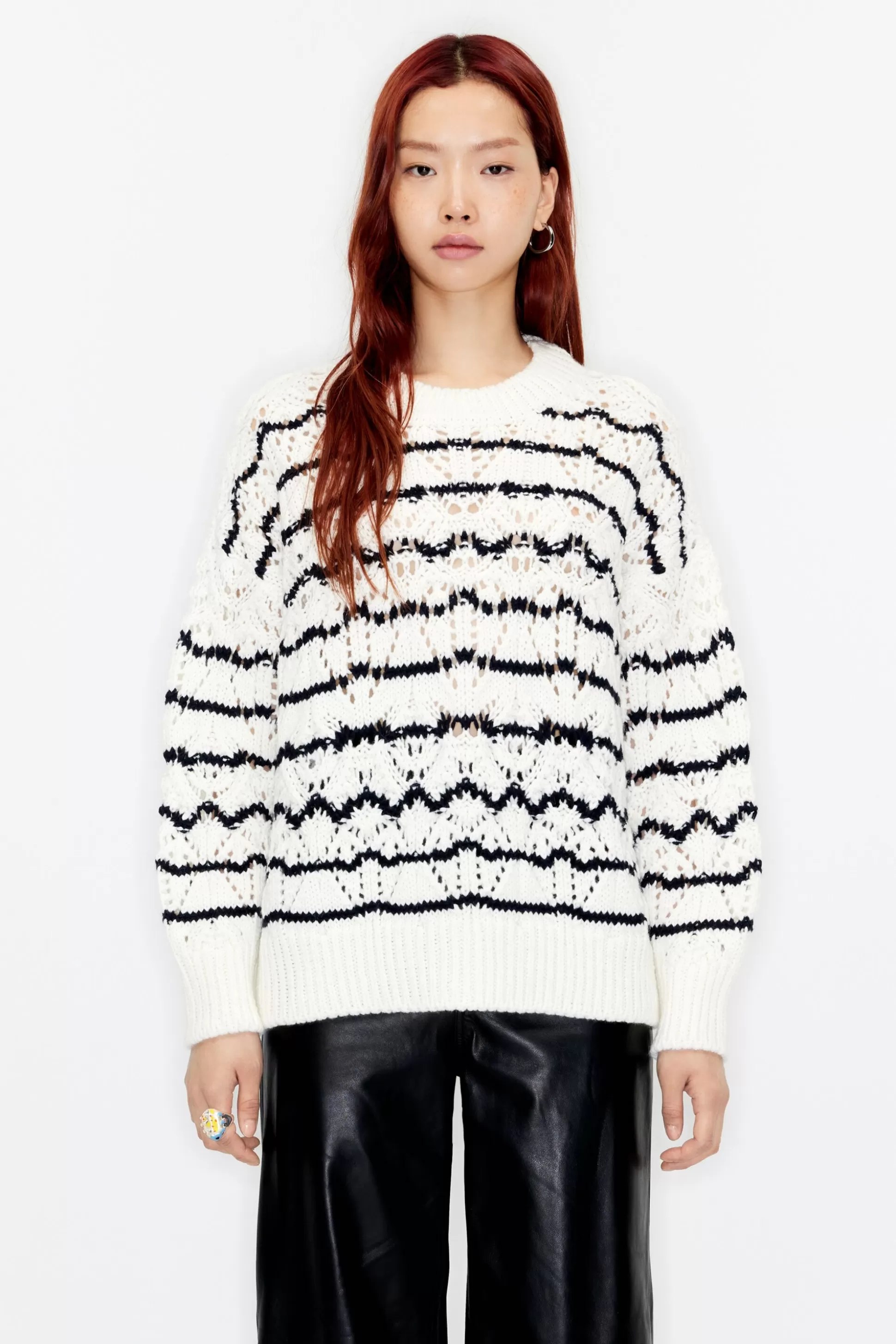 Striped boxy sweater | Bimba Y Lola Outlet