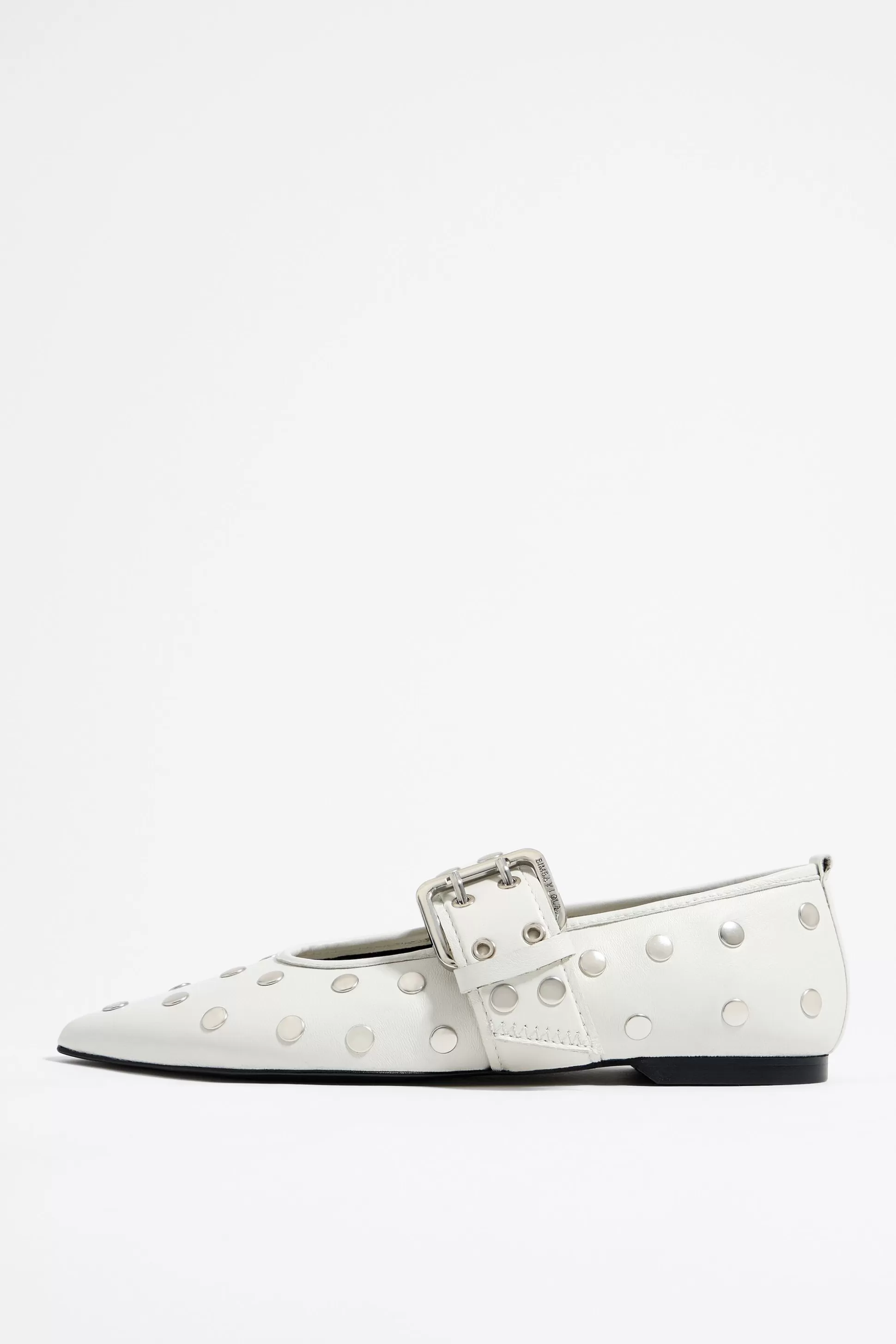 Studded leather ballerina | Bimba Y Lola Sale