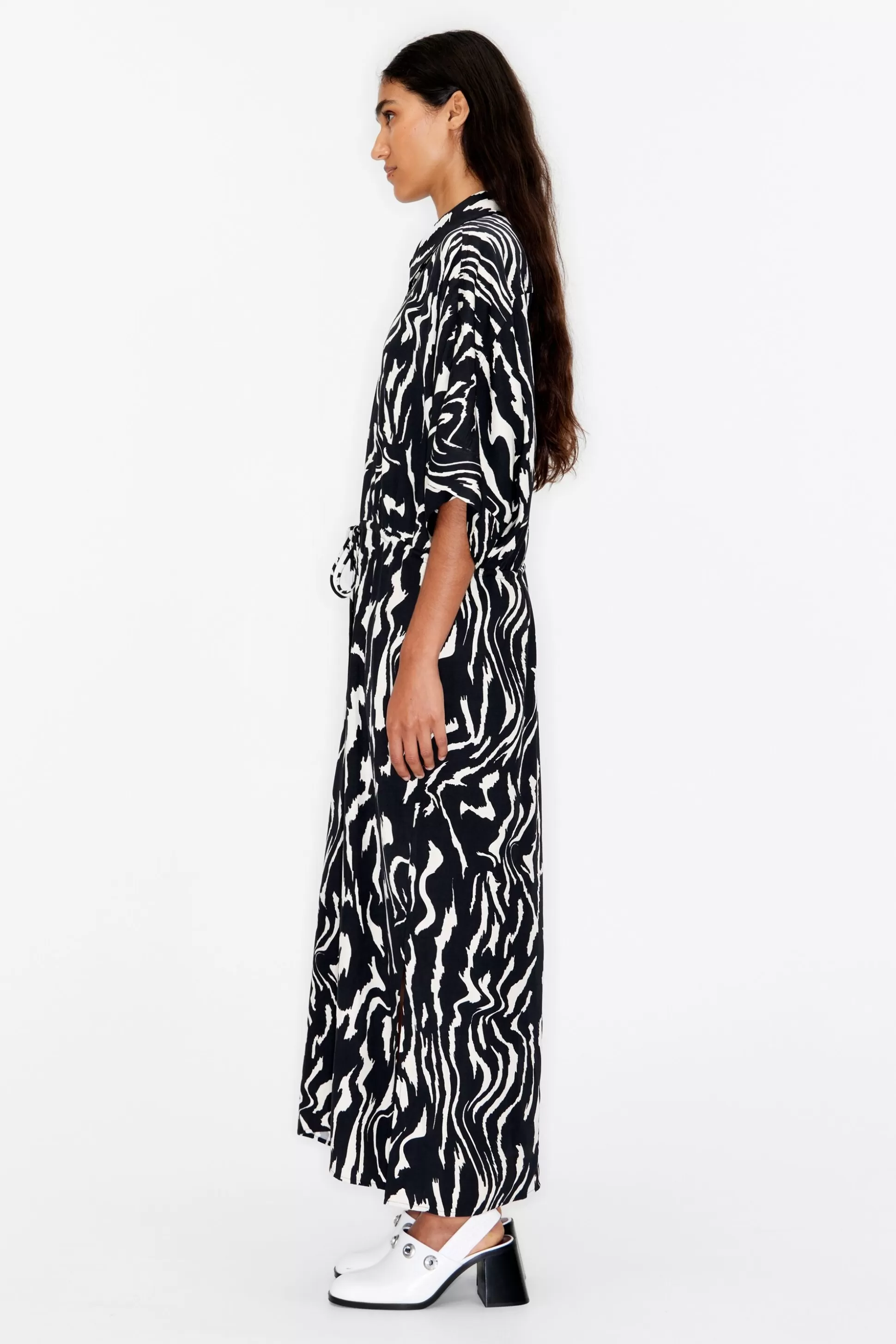 Tiger Liquid print midi dress | Bimba Y Lola Best