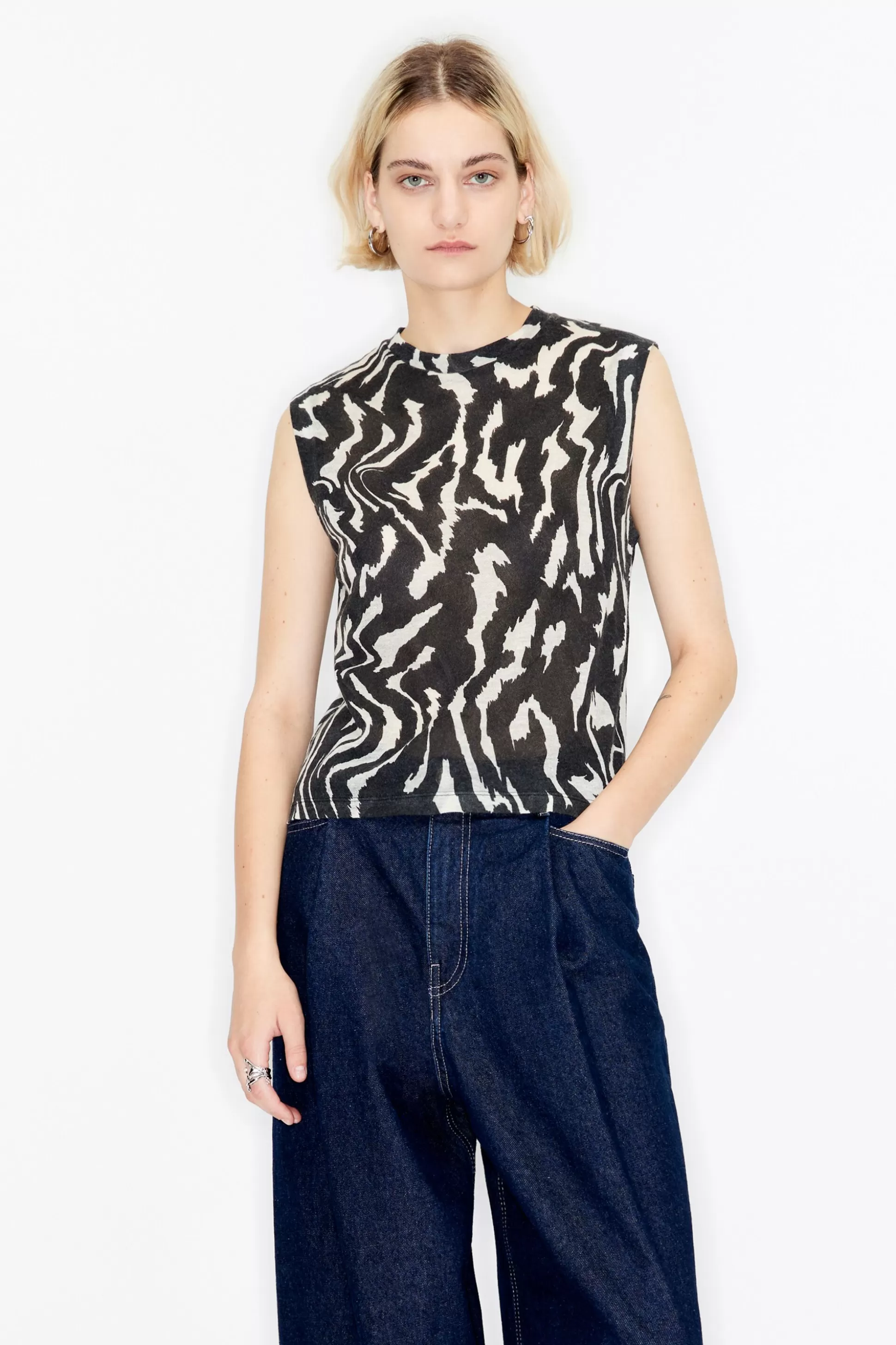 Tiger Liquid print T-shirt | Bimba Y Lola Flash Sale