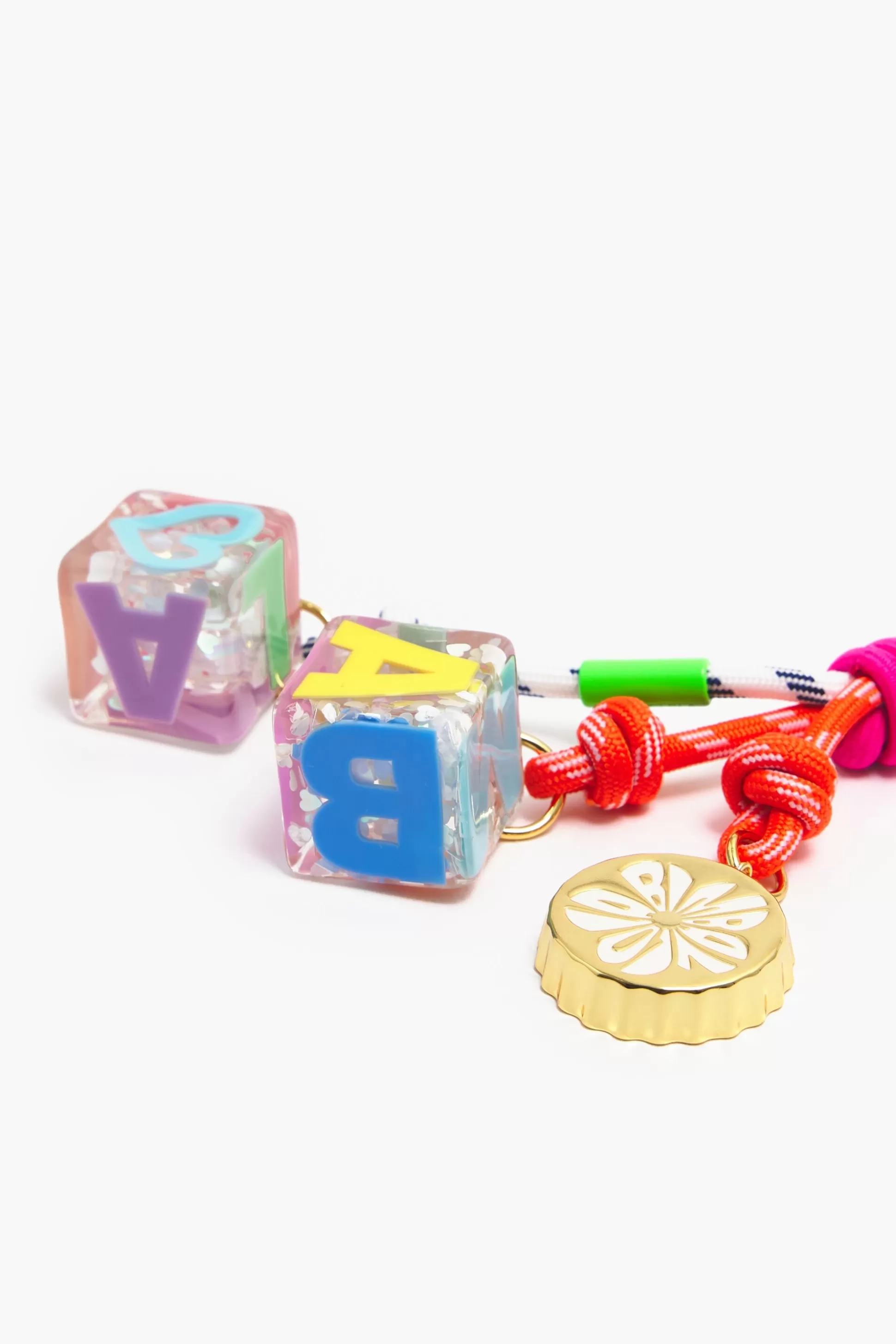 Transparent dice key ring | Bimba Y Lola Shop