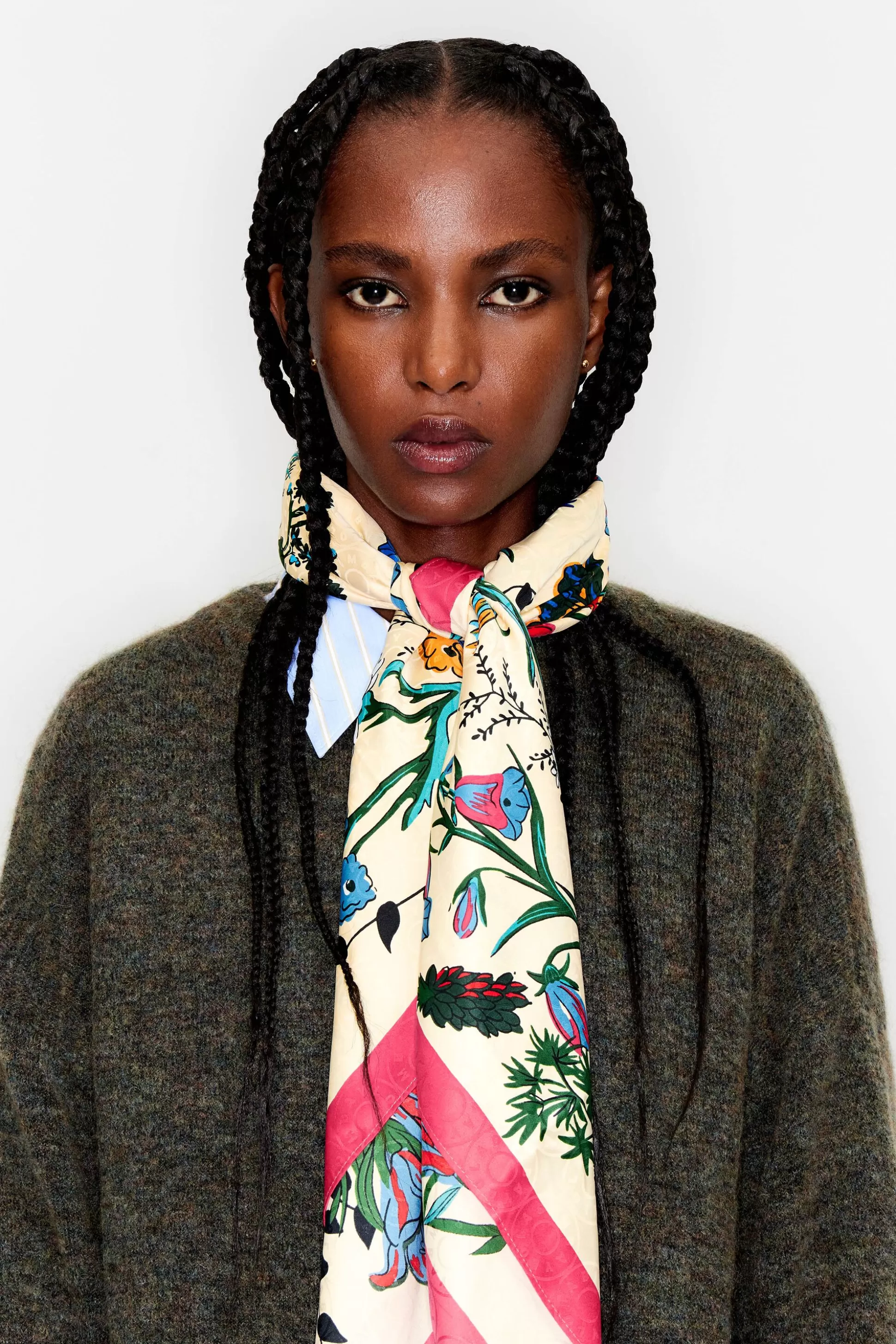 floral posy scarf | Bimba Y Lola Store