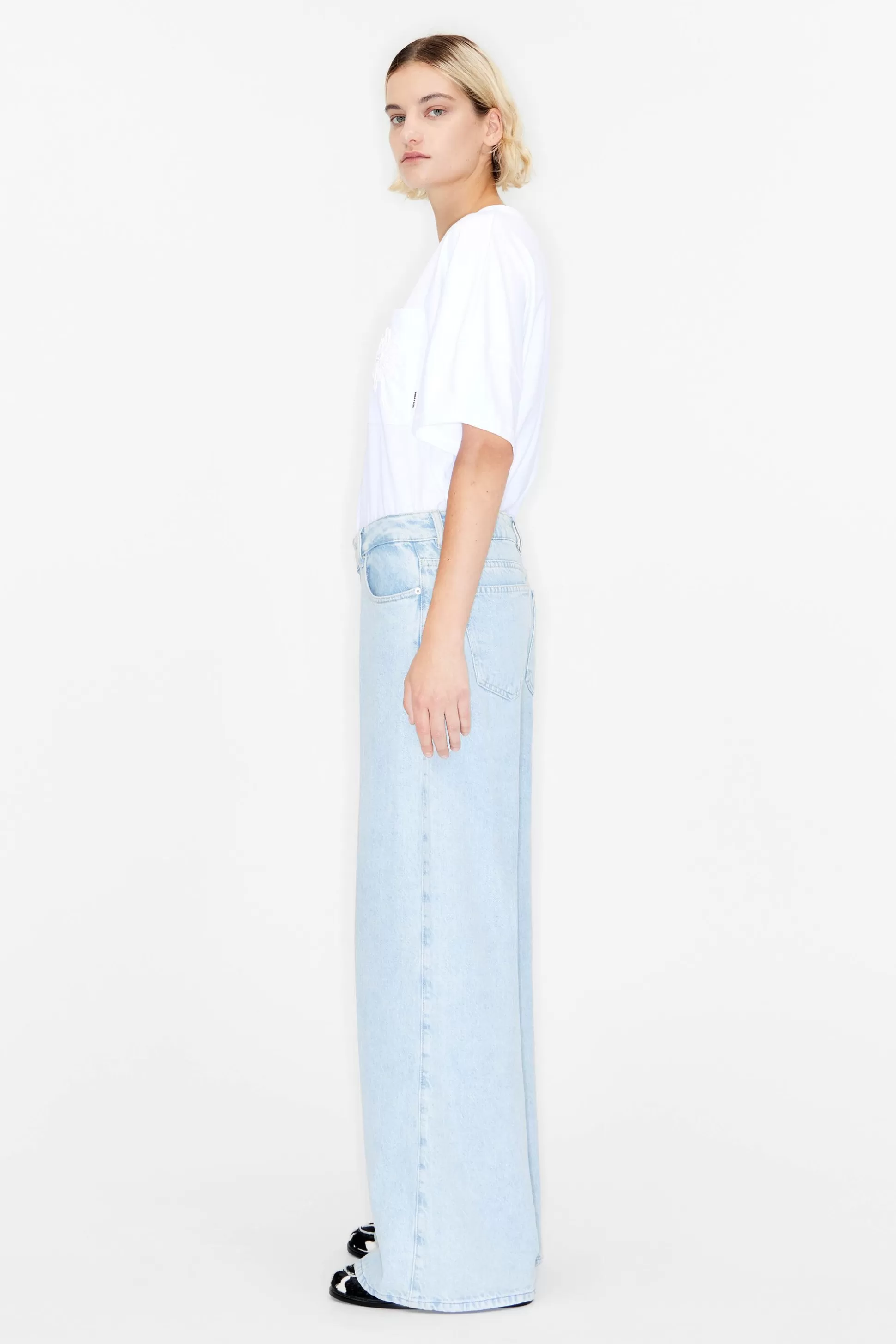 WIDE LEG - Blue wide leg jeans | Bimba Y Lola New