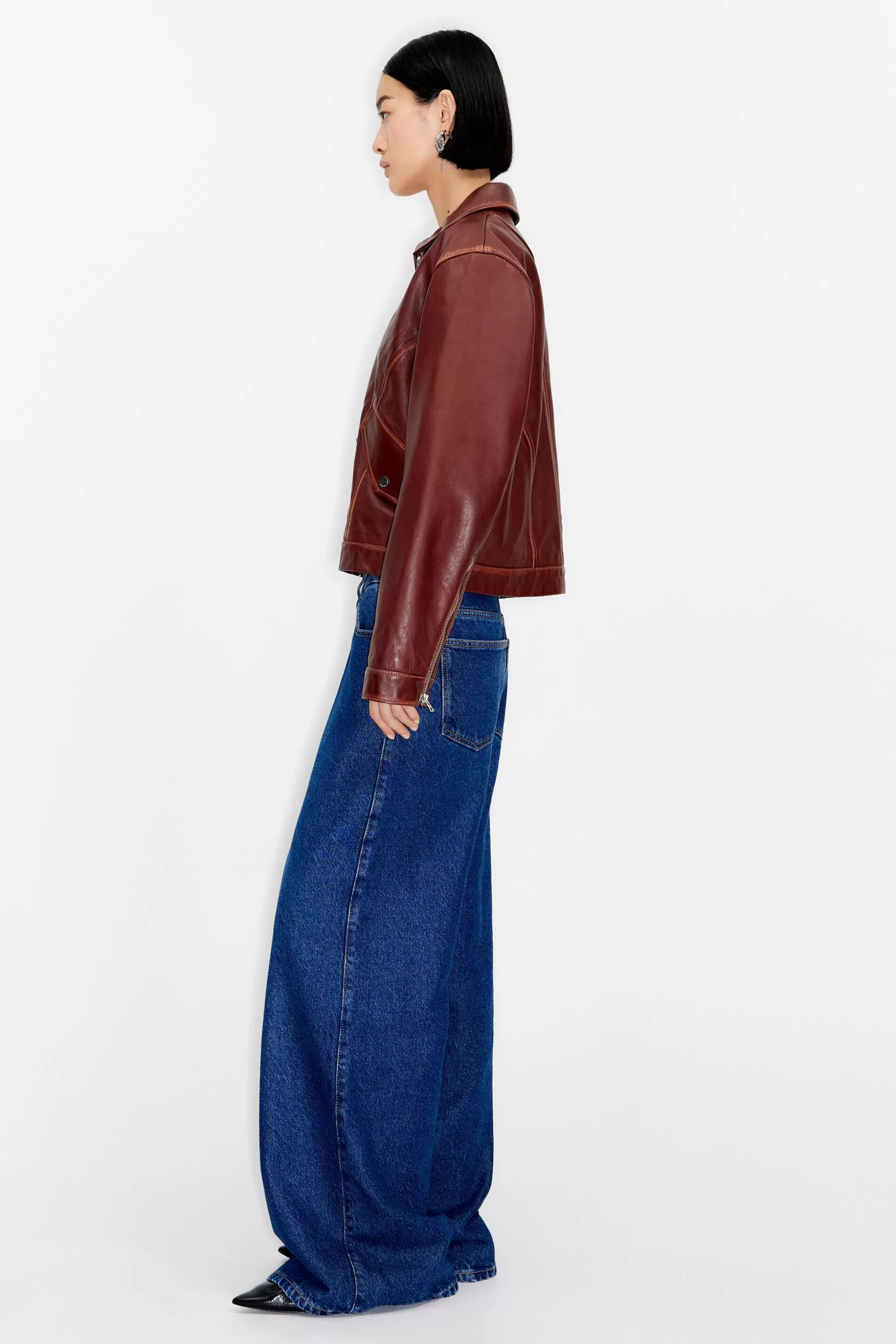 WIDE LEG - Dark blue jeans | Bimba Y Lola Sale