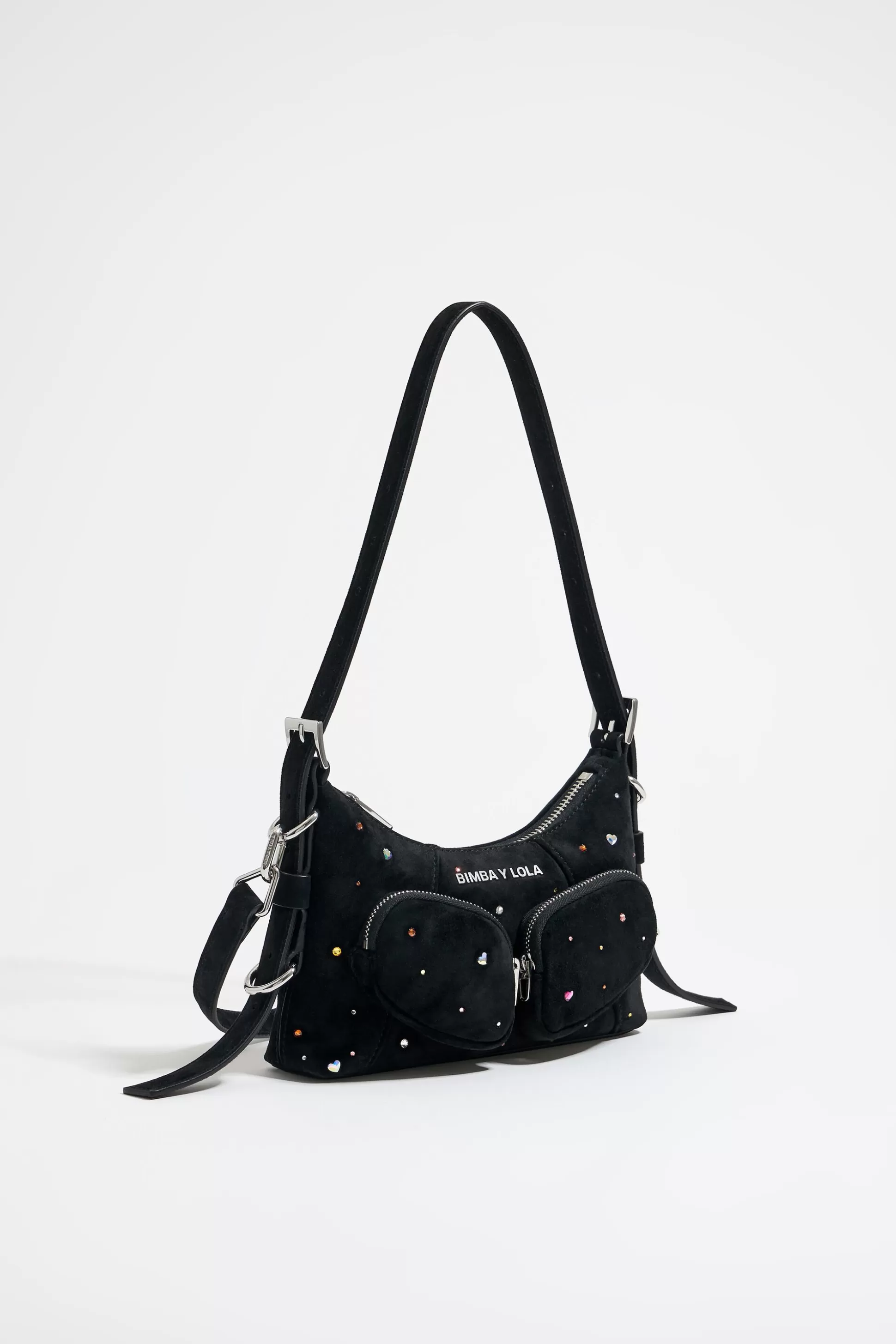 XS leather Swarovski Pocket slouch bag | Bimba Y Lola Hot